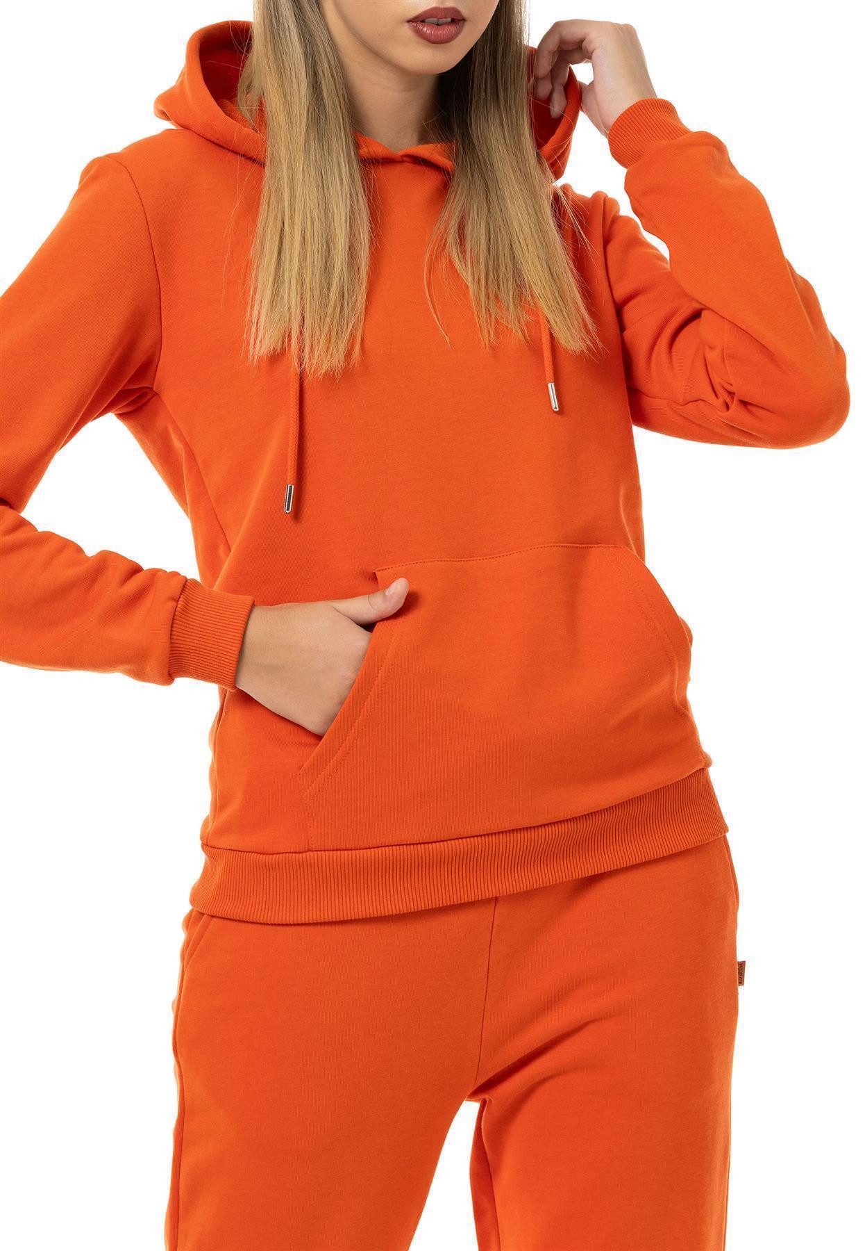 RedBridge Kapuzensweatshirt Premium Hoodie mit Kängurutasche Basic