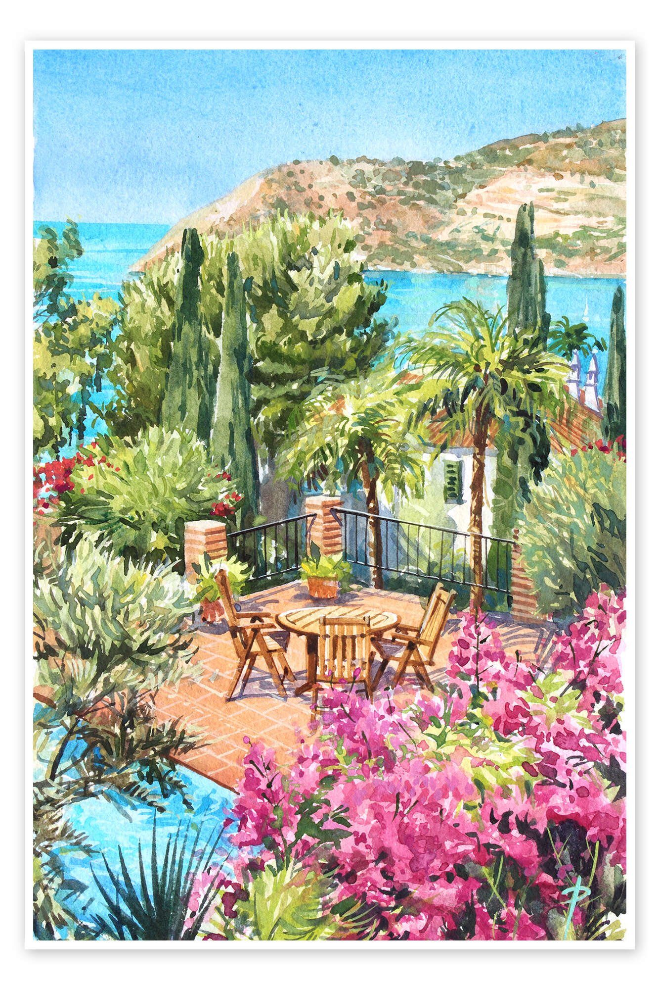 Posterlounge Wandbild Ein ruhiges Plätzchen, Paul Simmons, erhältlich als Poster, Leinwandbild, Wandsticker oder Acrylglasbild