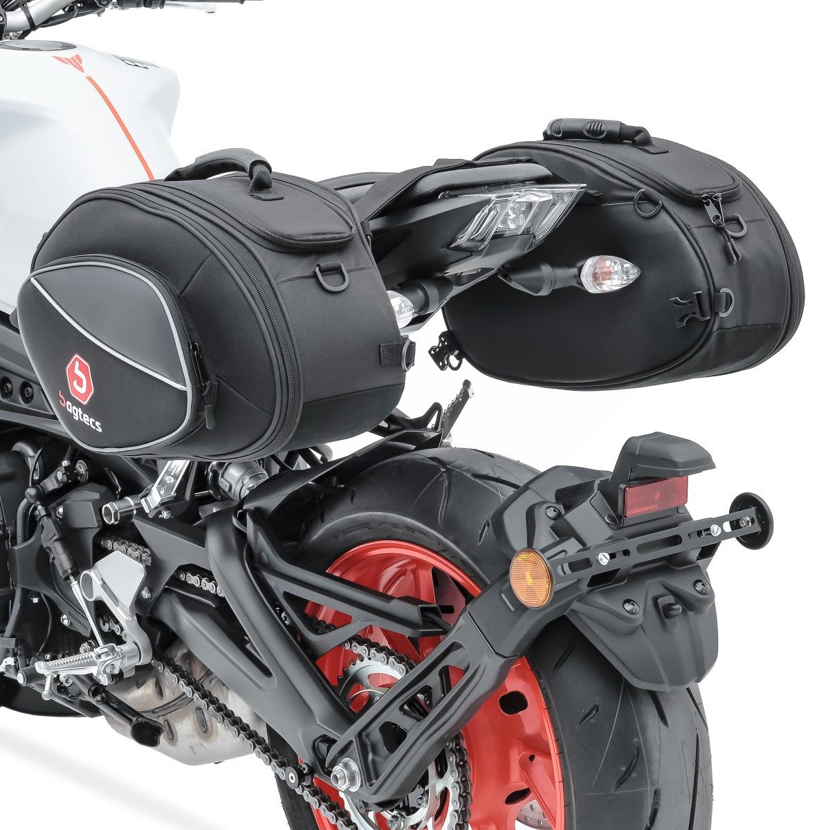 Bagtecs Reisetasche Satteltaschen Motorrad Seitentaschen Paar # SP3 36-60L schwarz
