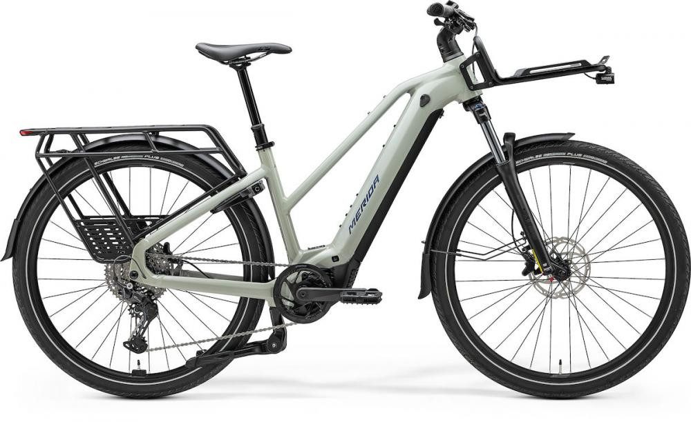 Merida S-Pedelec Merida eFLOAT HD 500 Lady EQ M Grau - komfortables E-Trekkingrad für A