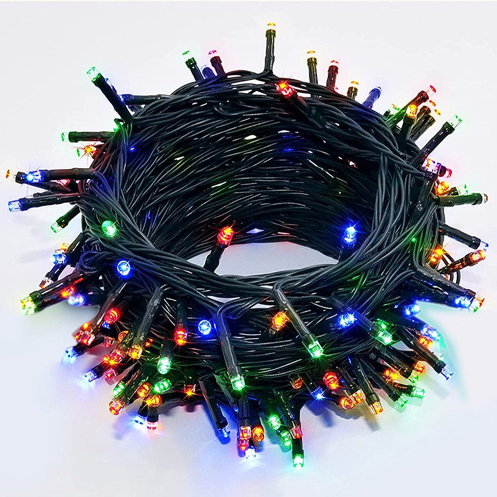 Rosnek Lichterkette 5-100M LED Lichterkette Weihnachtsbeleuchtung, mit 8 Mo günstig online kaufen