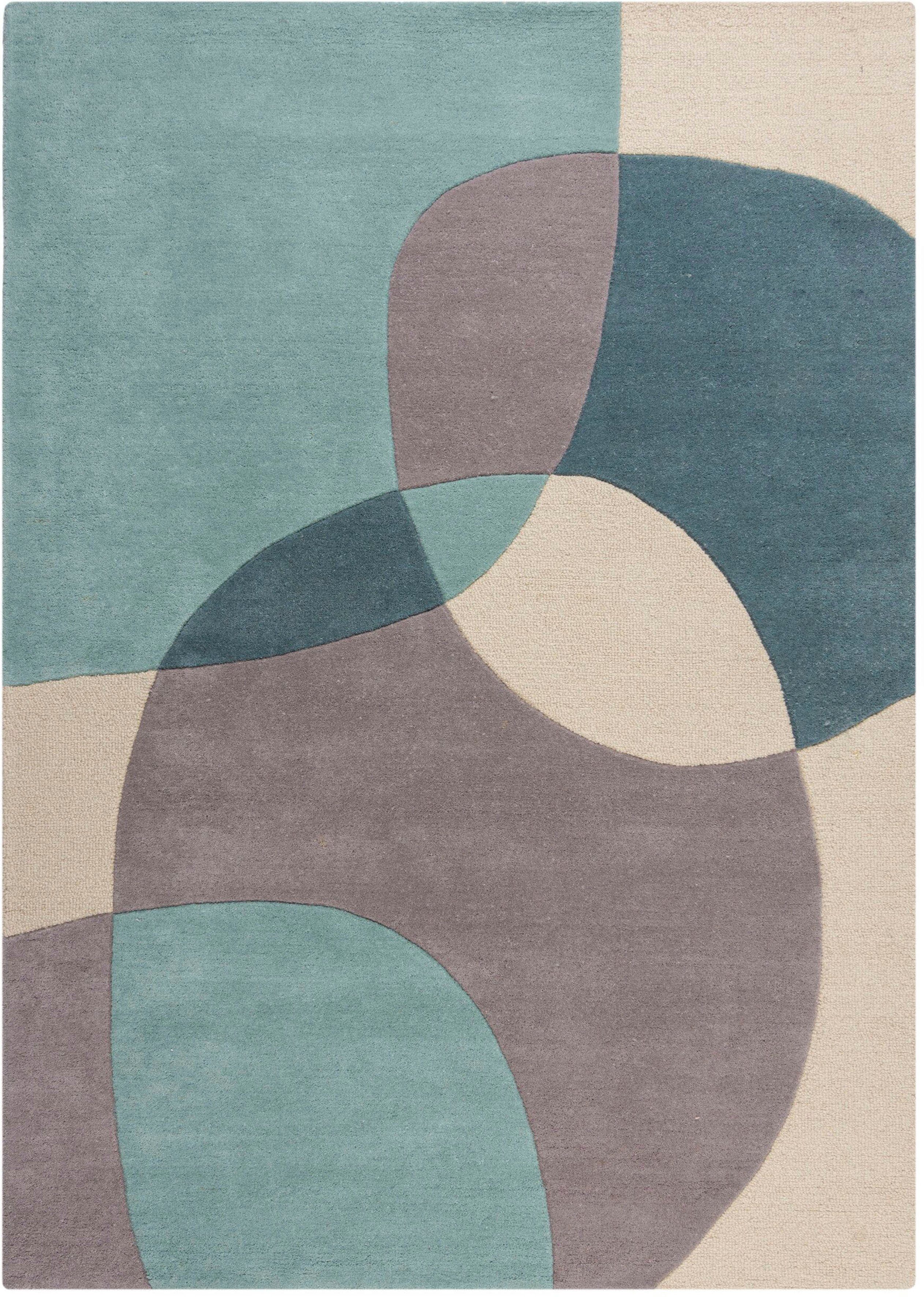 FLAIR RUGS Wollteppich Glow, rechteckig, Höhe: günstig online kaufen