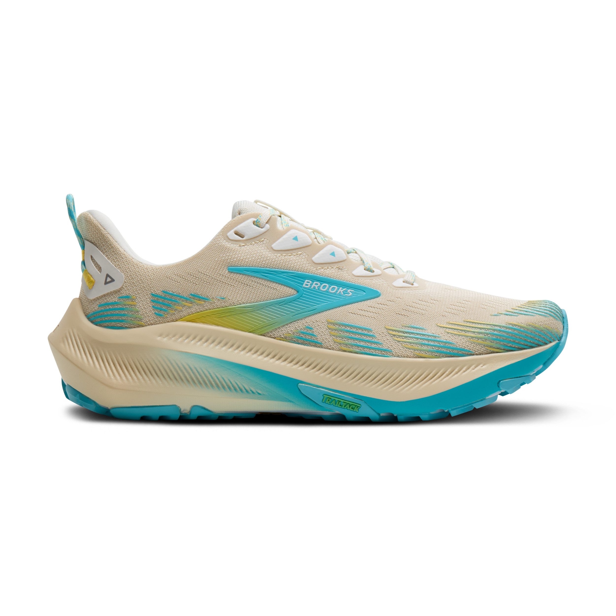 Brooks Ghost Trail - Damen Trailrunningschuh - Sand/Star White/Golden Hour Laufschuh