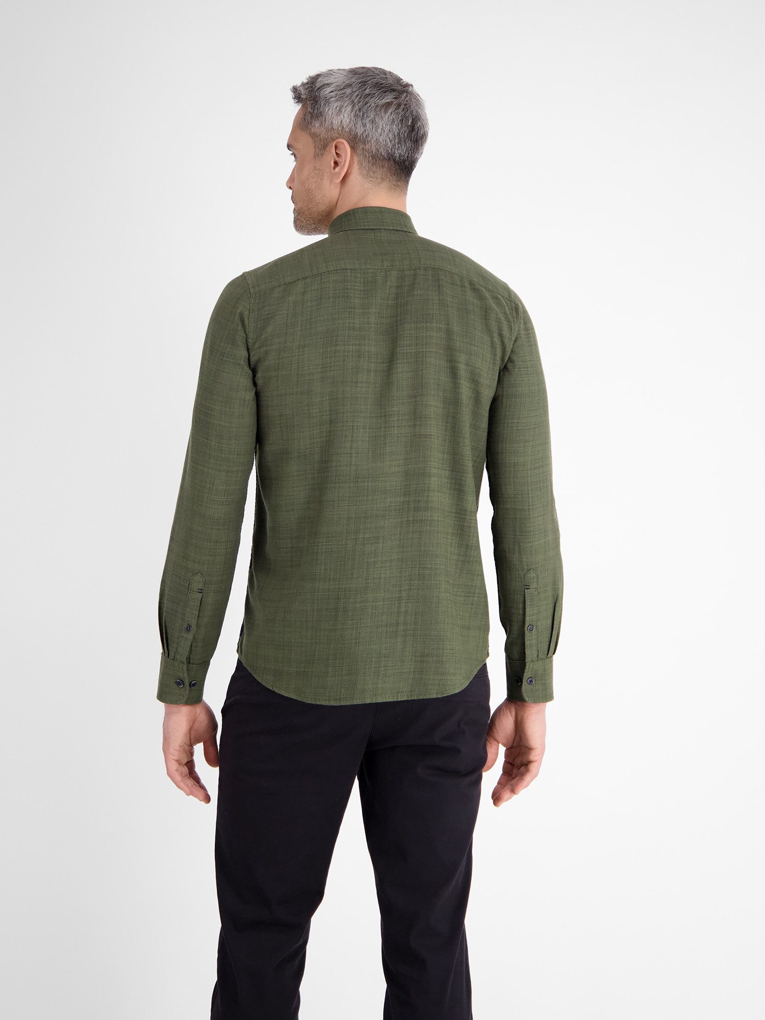 LERROS Langarmhemd LERROS Herrenhemd, Fancy-Twill günstig online kaufen