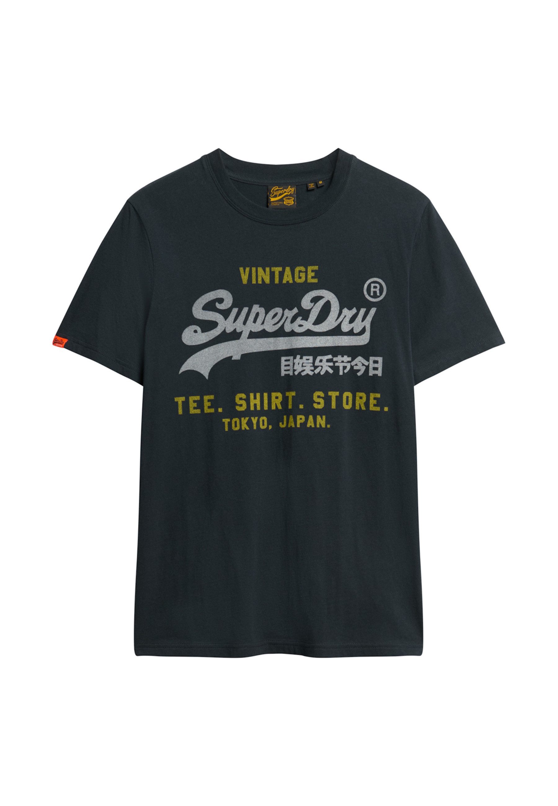 Superdry T-Shirt T-Shirt Kurzarmshirt mit großem günstig online kaufen