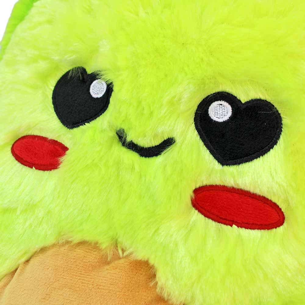 Landahl & Baumann Kuscheltier Kawaii Avocado aus Plüsch mit Gesicht - ca. 38 cm (1-St)