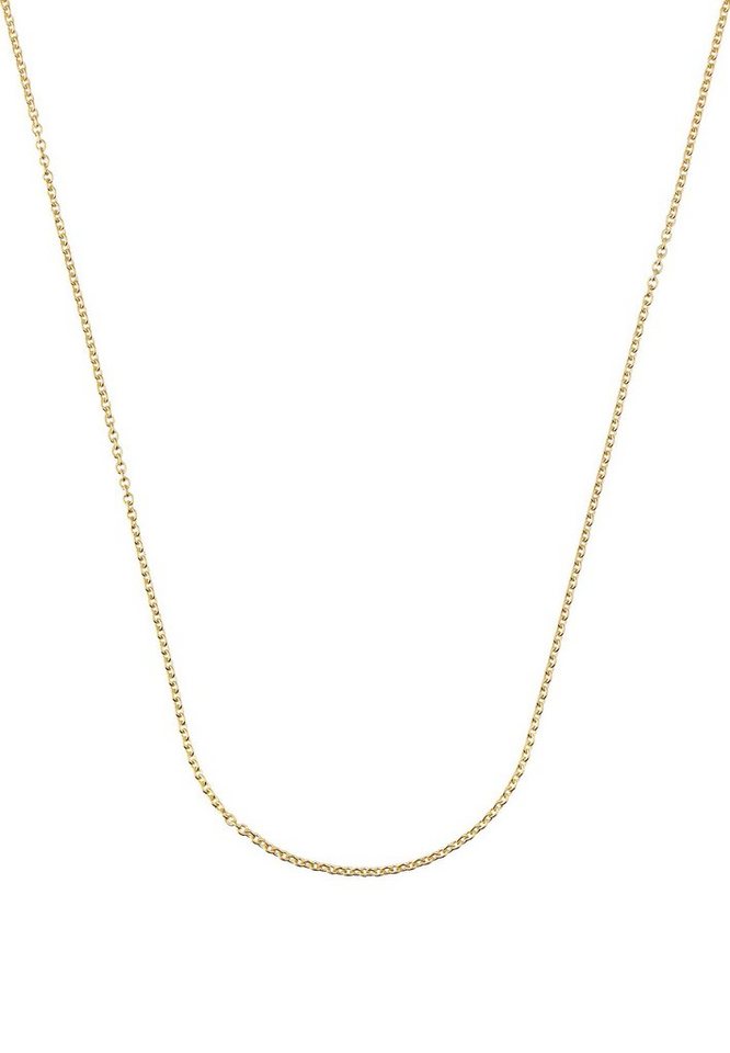 Elli Premium Kette ohne Anhänger Rundanker Erbskette 1,5 mm Gelbgold 333