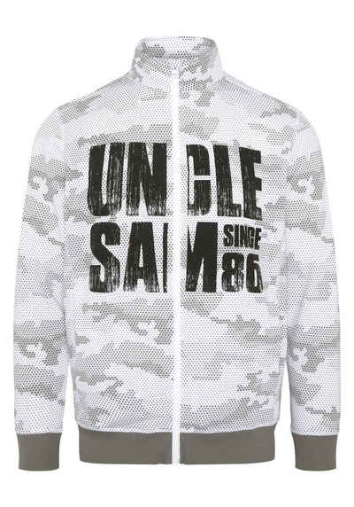 Uncle Sam Sweatjacke im Logo-Look