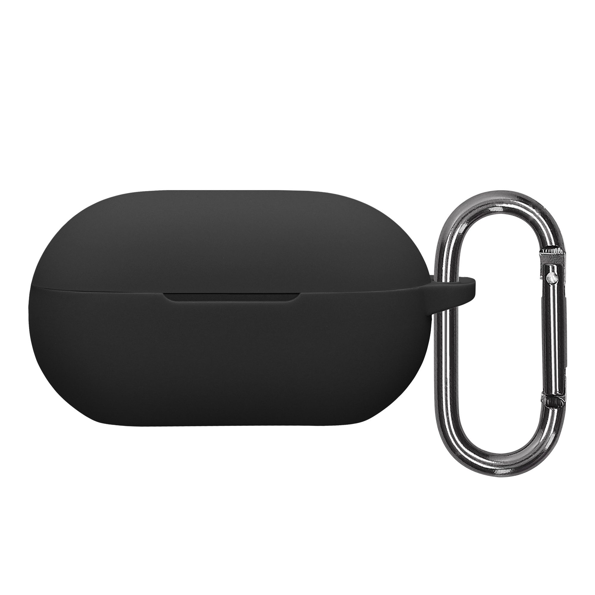 kwmobile Kopfhörer-Schutzhülle Schutzhülle für Beats Solo Buds Hülle, TPU Silikon Case für Kopfhörer Ladecase stoßfestes Cover mit Karabiner