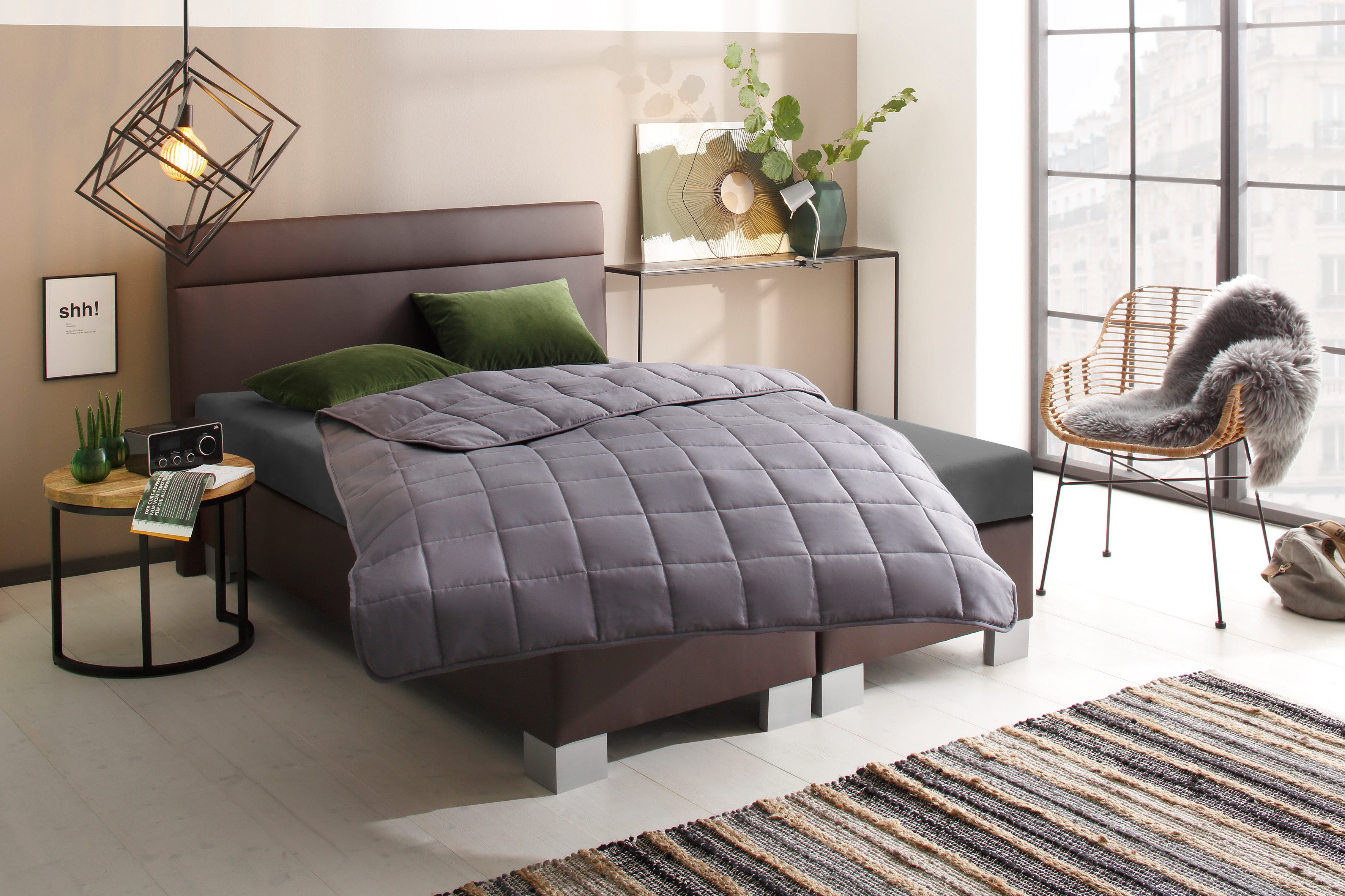 Home affaire Einziehdecke Jayden, Bettdecke 135x200 cm, Füllung: Polyesterf günstig online kaufen