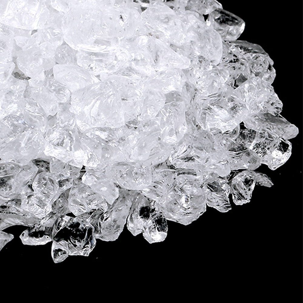 Viana Dekosand Glassteine 4mm - 10mm Naturfarben 2kg Dekosteine Tischdeko V günstig online kaufen