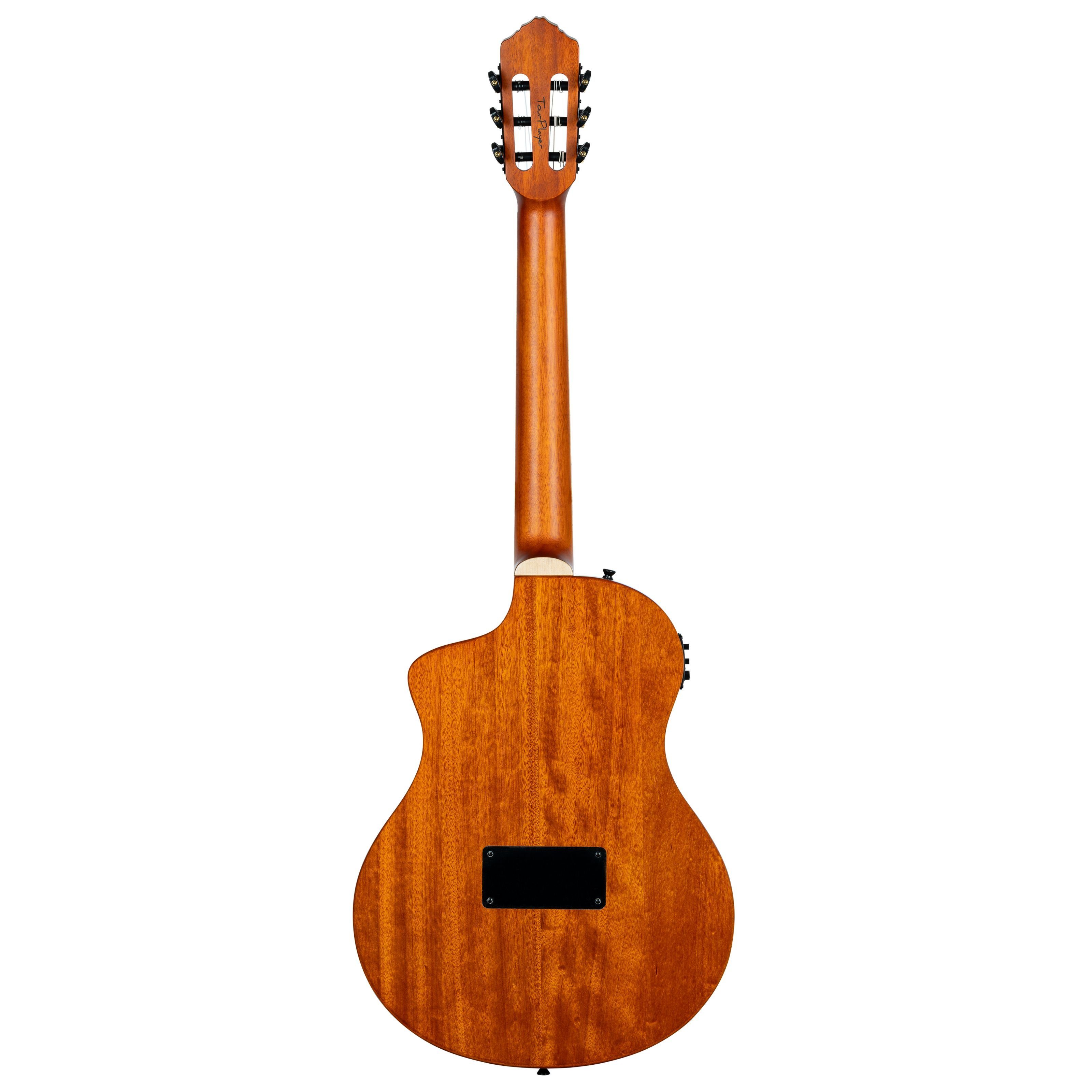 ORTEGA Guitars Konzertgitarre, Konzertgitarren, 4/4 Konzertgitarren, RTPDLX-FMA Flamed Maple Blue Tour Player - 4/4 Konzertgitarre
