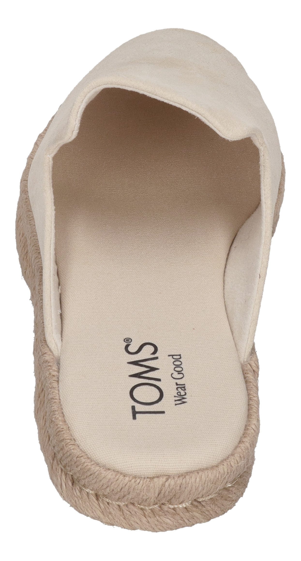 TOMS SANTIAGO MULE Espadrille Light Sand Suede – Bild 5 von 5