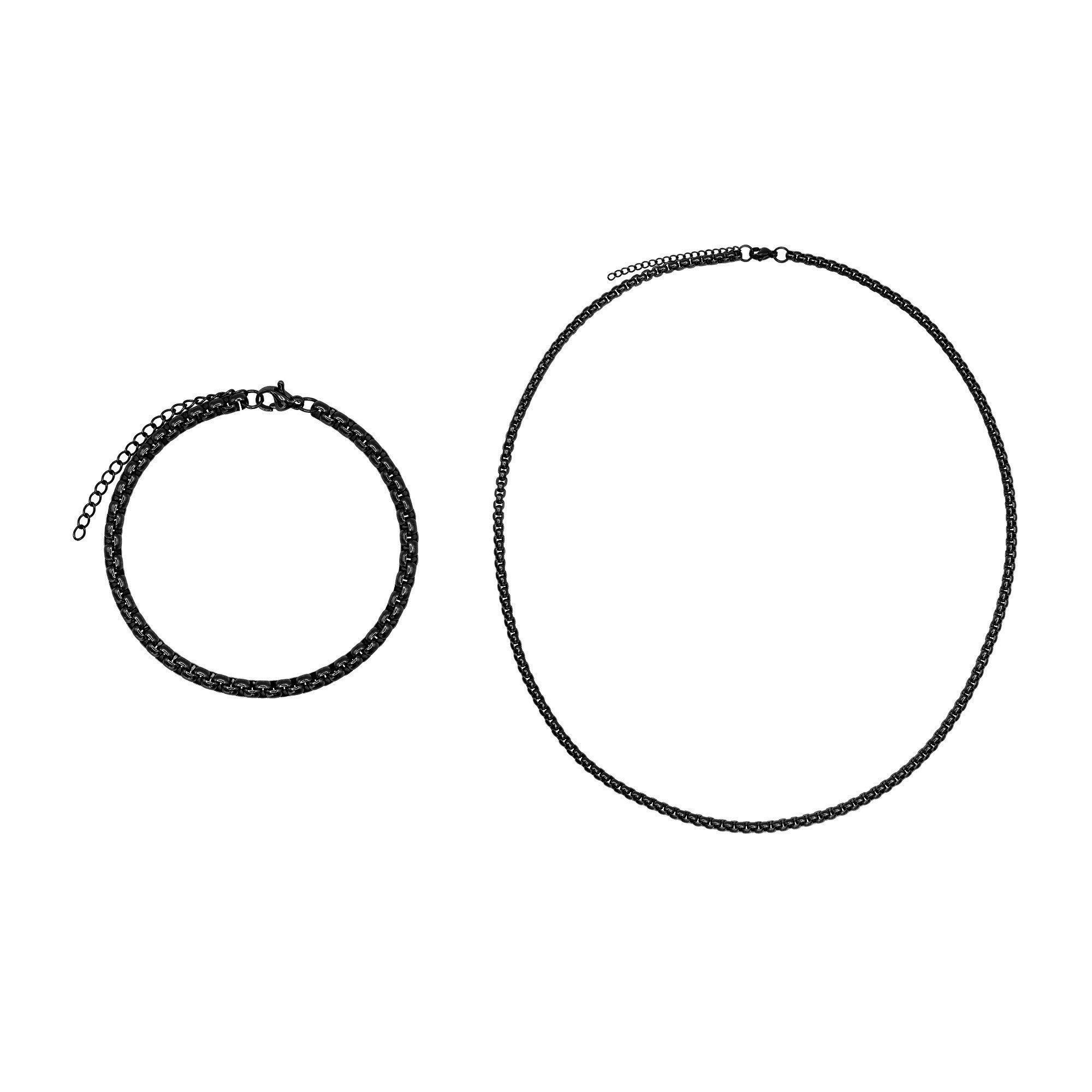 Collier Set Vetus schwarz farben