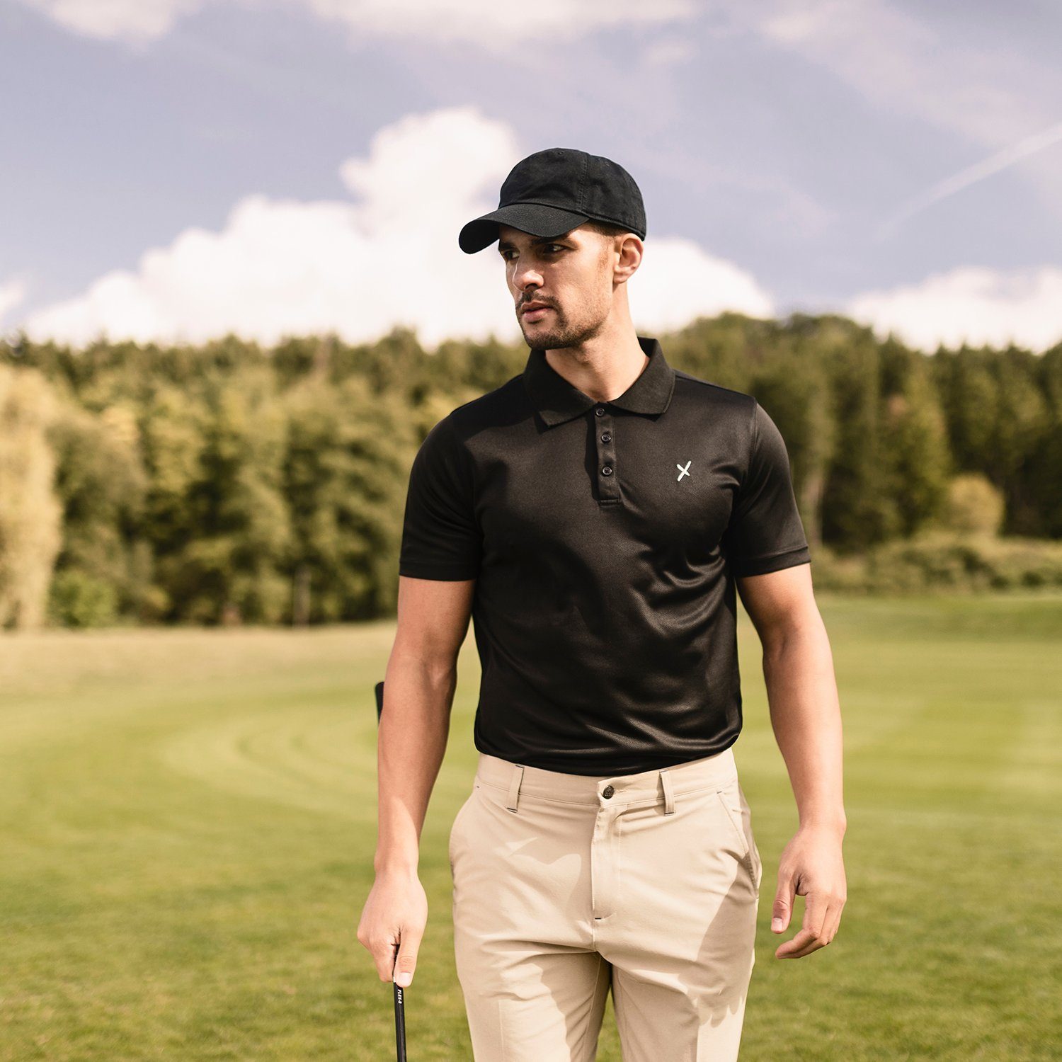 CFLEX Trainingsshirt Herren Sport Fitness Polo-Shirt Sportswear Collection