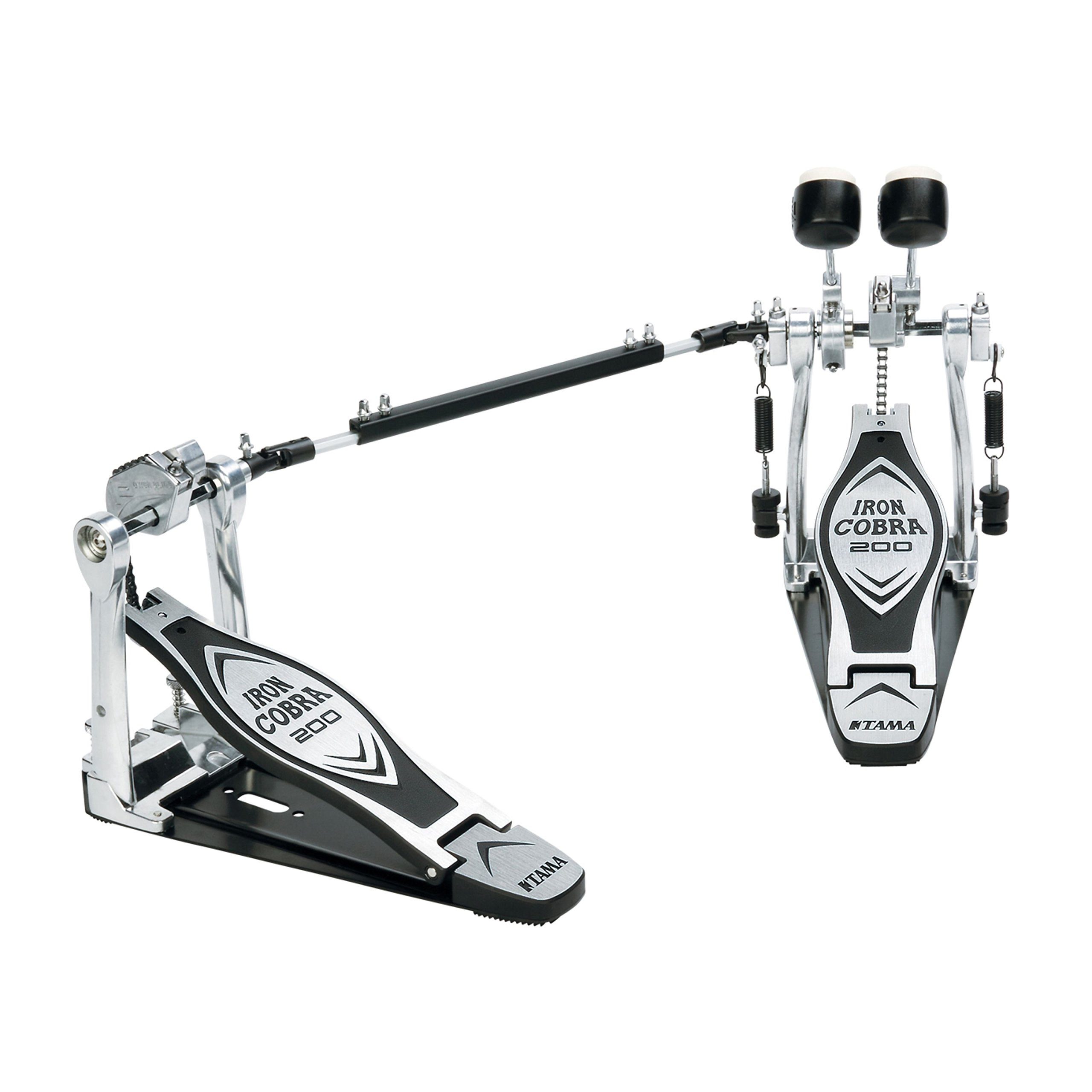 Tama Musikinstrumentenpedal, (Doppelpedal Iron Cobra HP200PTW Power Glide, Hardware, Doppelfußmaschinen), Doppelpedal Iron Cobra, HP200PTW, Power Glide - Doppelfußmaschine
