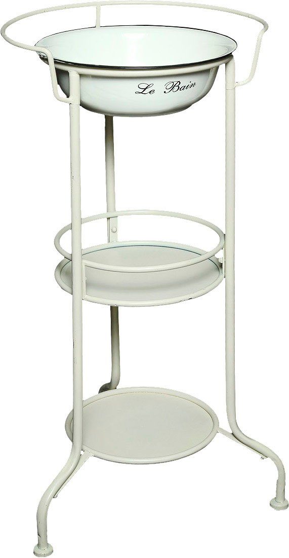 Ambiente Haus Beistelltisch Waschschüssel mit Stand