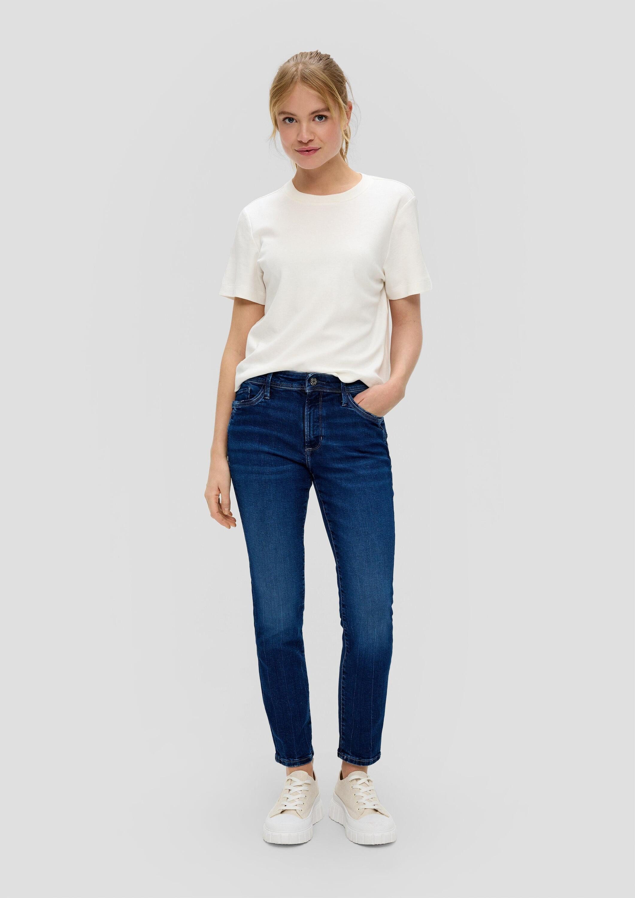 s.Oliver Slim-fit-Jeans Jeans-Hose BETSY Jeans Betsy / Slim Fit / Mid Rise / Slim Leg / 360° Denim
