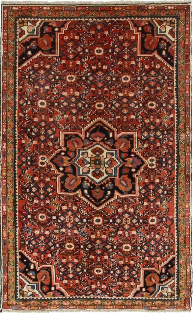 Orientteppich Hosseinabad 121x201 Handgeknüpfter Orientteppich / Perserteppich, Nain Trading, rechteckig, Höhe: 12 mm | Kurzflor-Teppiche