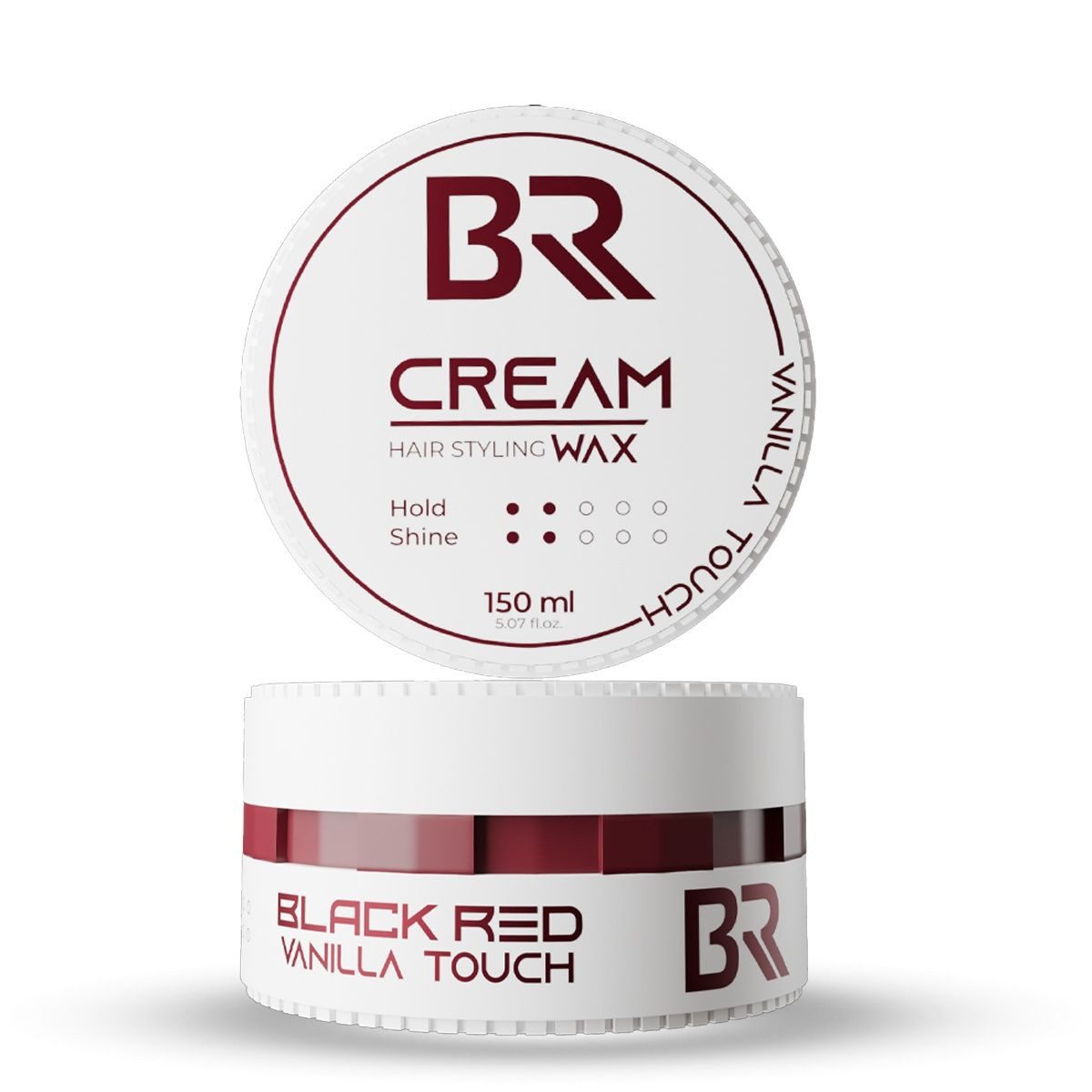 BLACK RED Haarwachs BLACKRED Cream Haarwachs Vanilla Touch 150 ml – leichter Halt, 1-tlg., Haarstyling