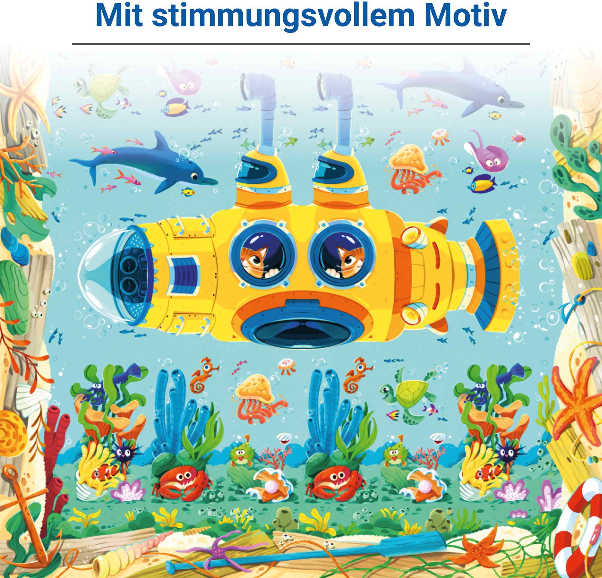 Ravensburger Puzzle 80 Karten Kartenlegespiel memory Puzzle Unterwasserwelt 22461, Puzzleteile
