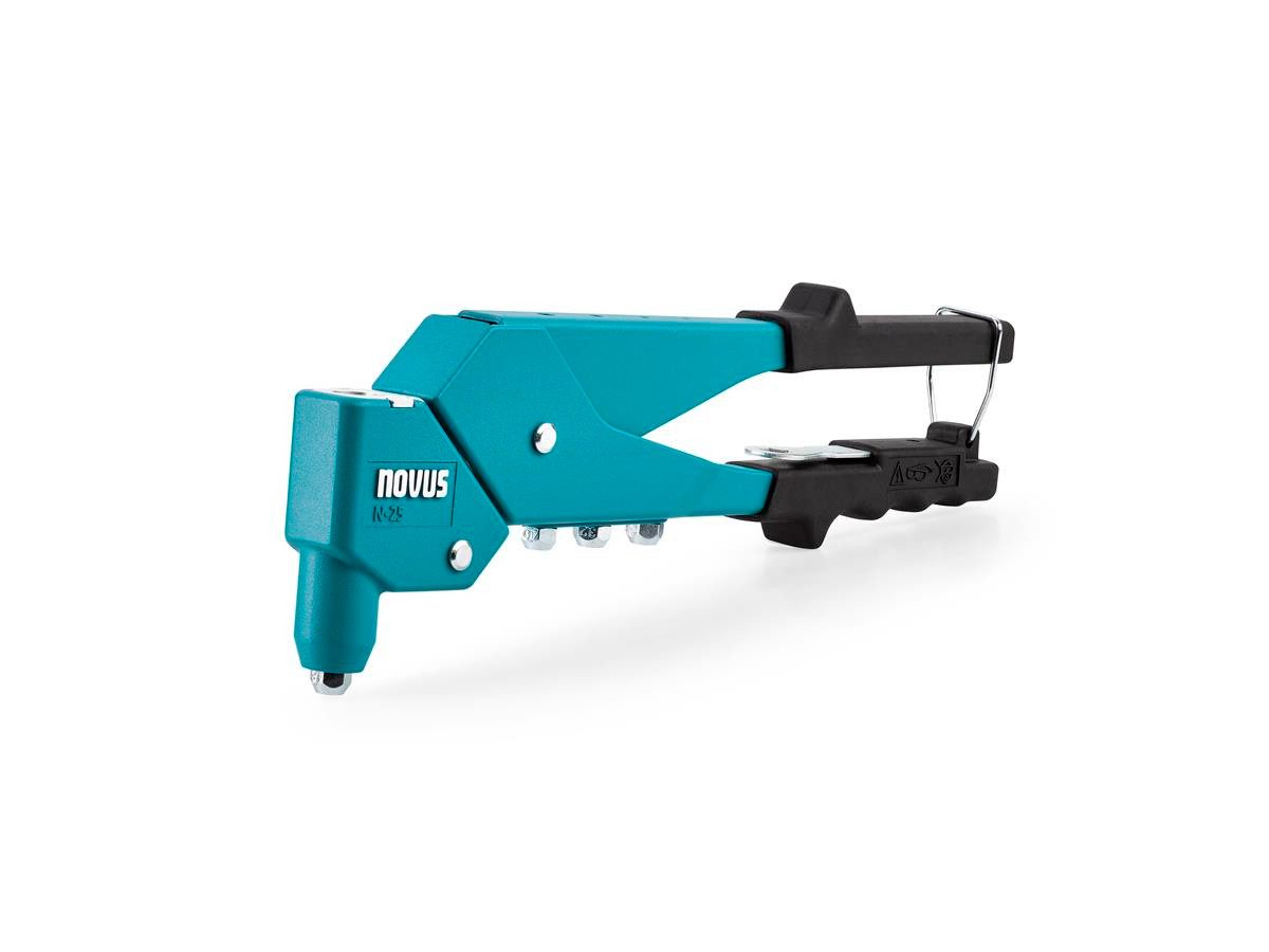 NOVUS Zangenset Blindnietzange N-25 Vario, 360° drehbarer Kopf, Blindnieten bis 4,8 mm