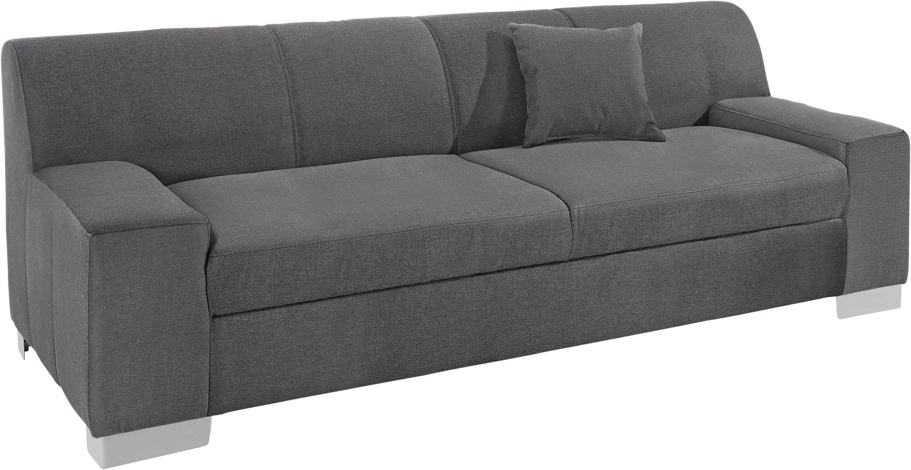 DOMO collection 2,5-Sitzer "Bero, elegant und zeitlos, kubisch, flache Arml günstig online kaufen