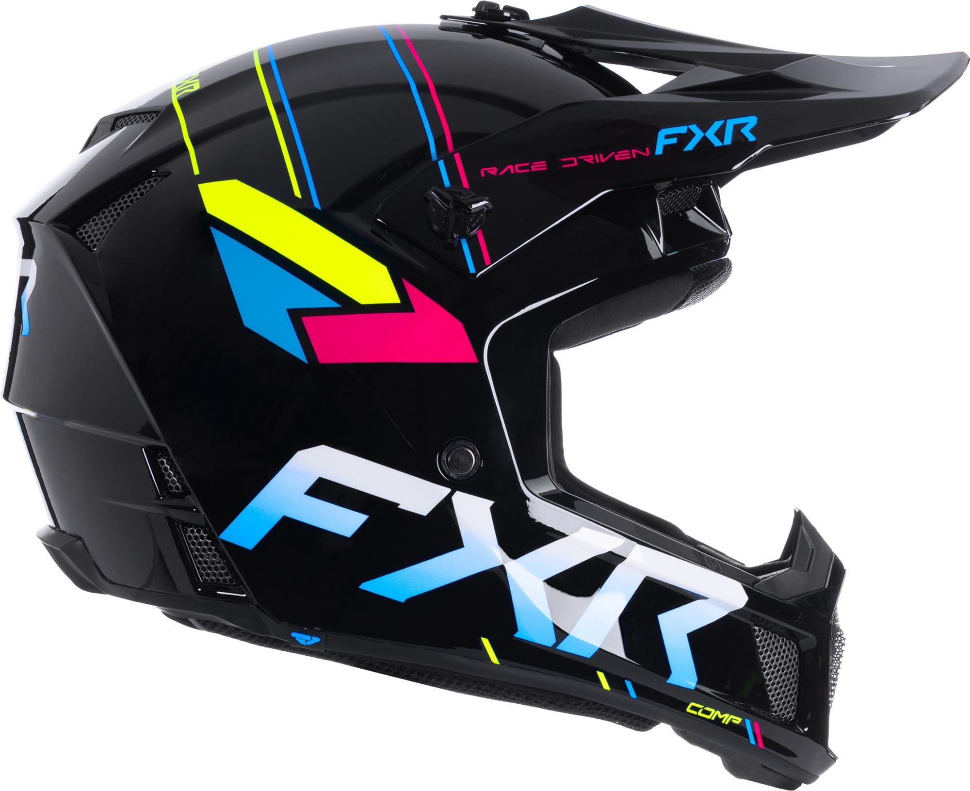 FXR Motocrosshelm Clutch Comp Motocross Helm, Waschbar