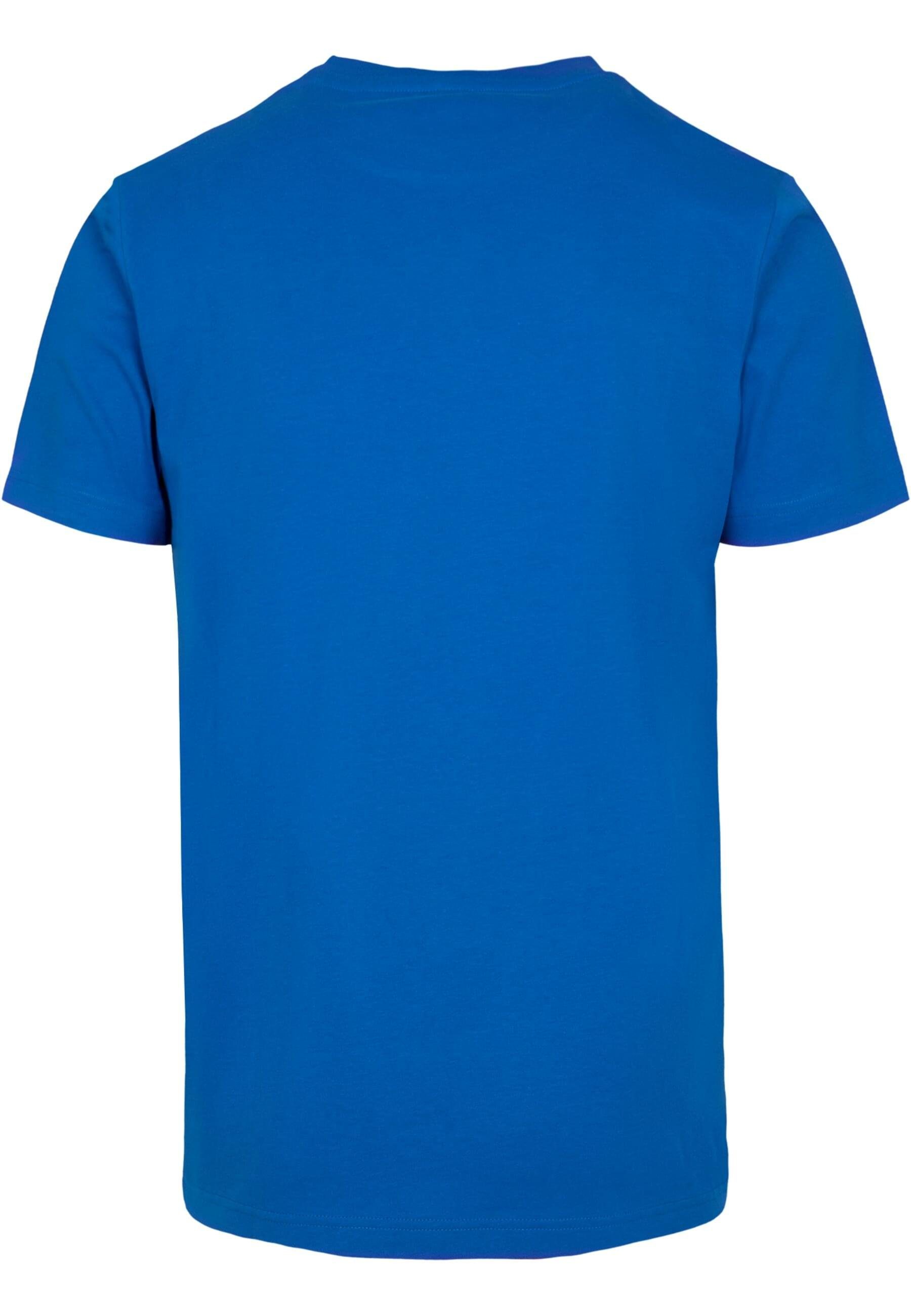 Yourself Neck Love cobaltblue Round T-Shirt Herren Merchcode (1-tlg) T-Shirt First
