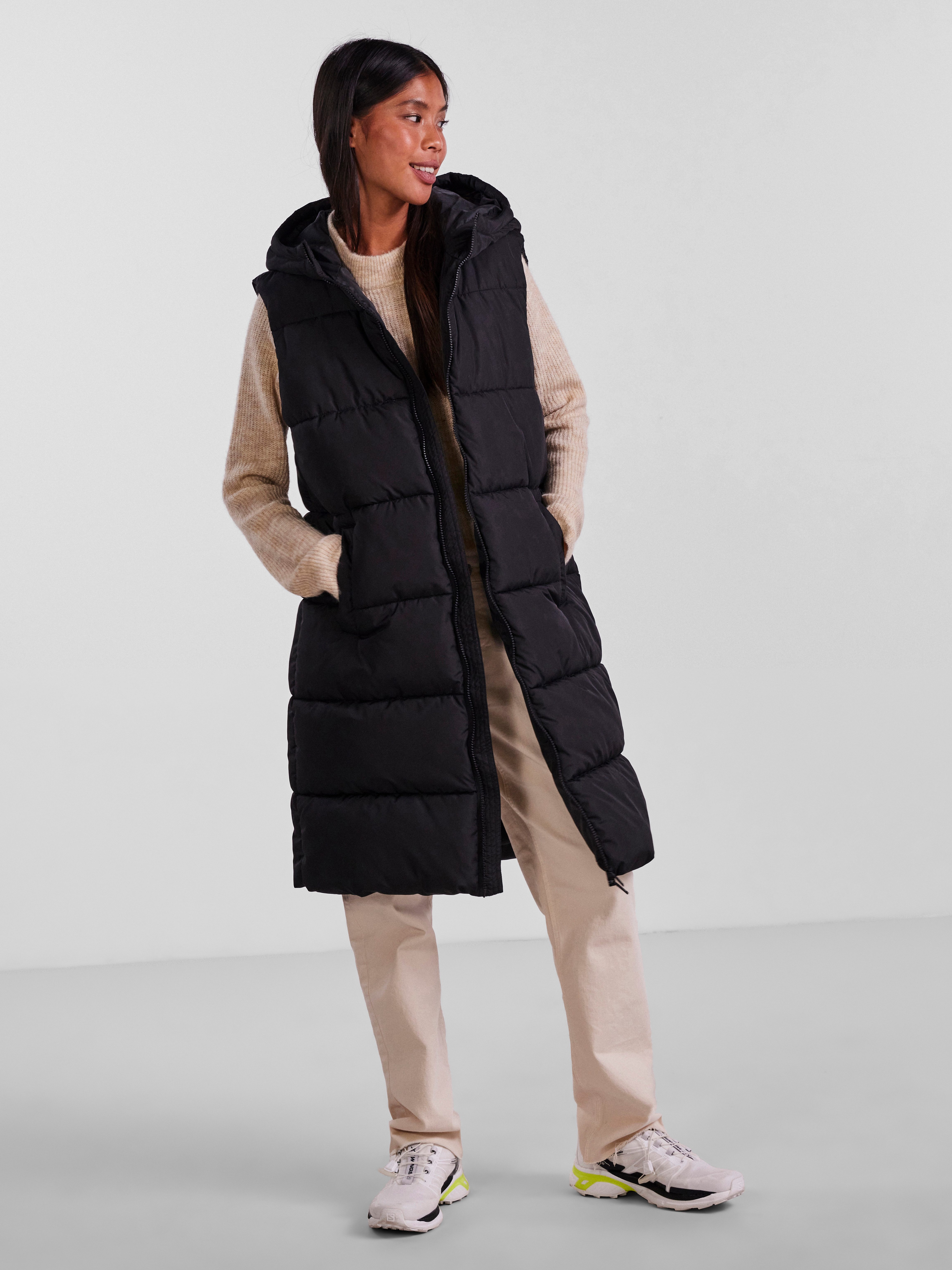 pieces Steppweste PCBEE NEW LONG PUFFER VEST NOOS BC günstig online kaufen