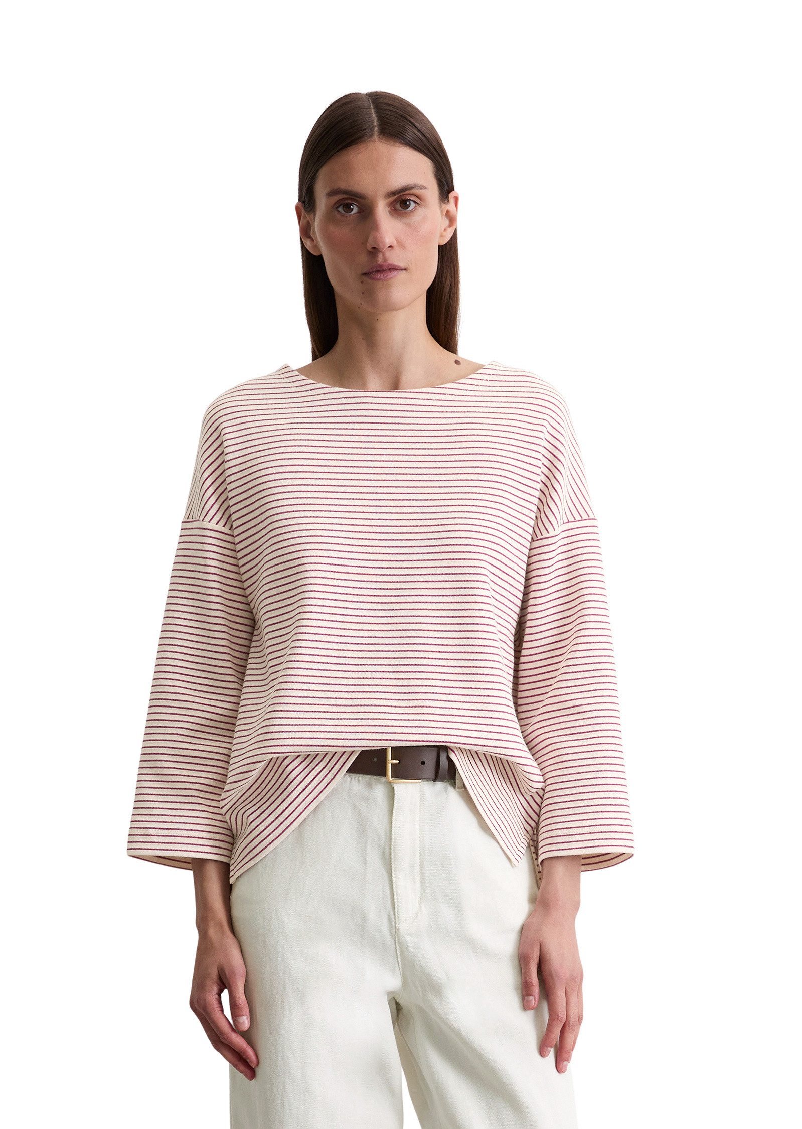 Marc O'Polo Langarmshirt aus mittelschwerem Jersey günstig online kaufen