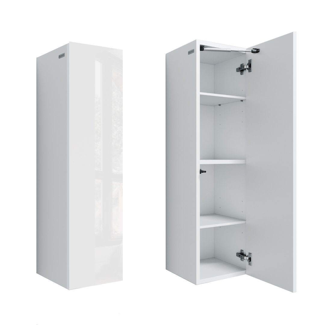 Platan Room Hängeschrank Wandschrank 105/ 160cm hoch mit Fronten in Hochgla günstig online kaufen