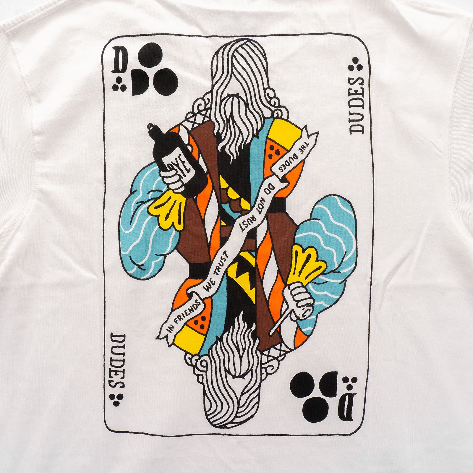 The Dudes T-Shirt T-Shirt The Dudes King Classic (1-tlg) "The Dudes" Logo-Print auf der Rückseite
