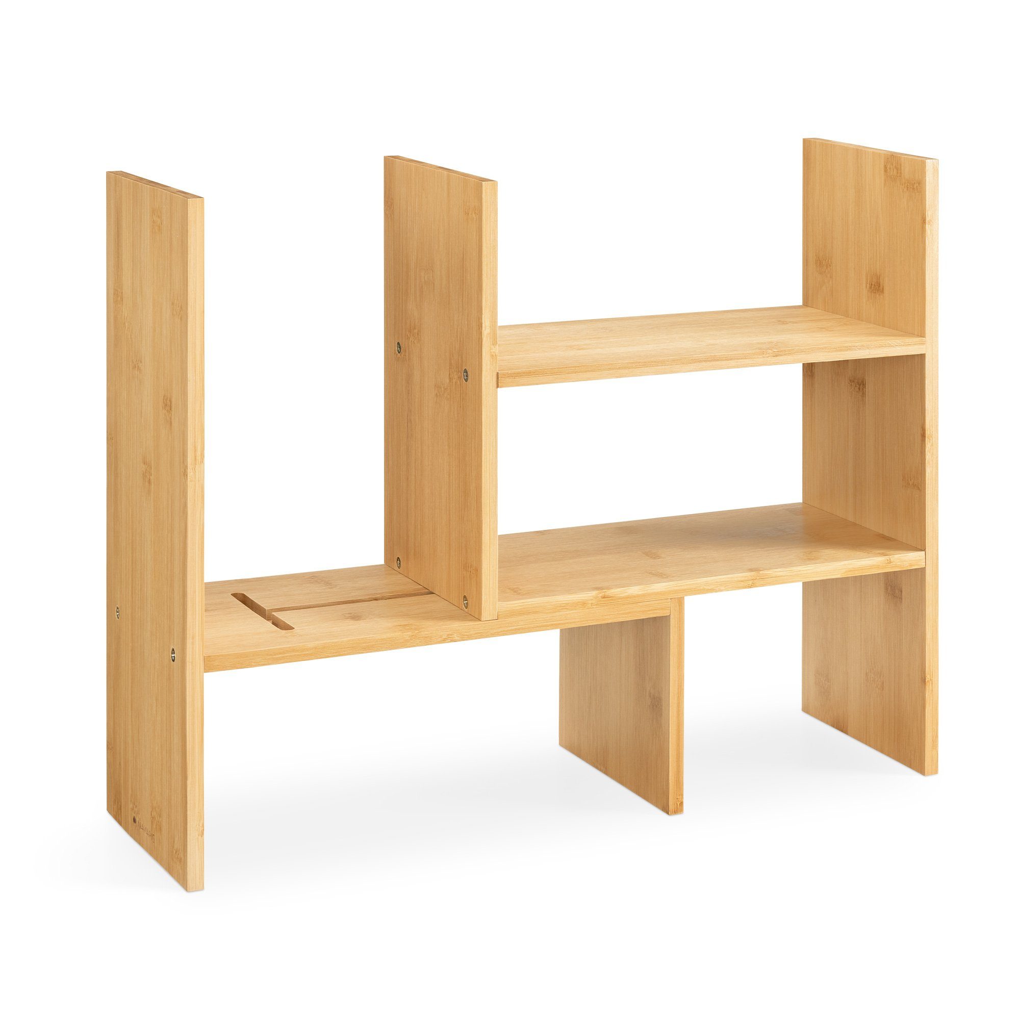 Bücherwand Schreibtisch-Organizer 51x15,5x40 - verstellbares Regal