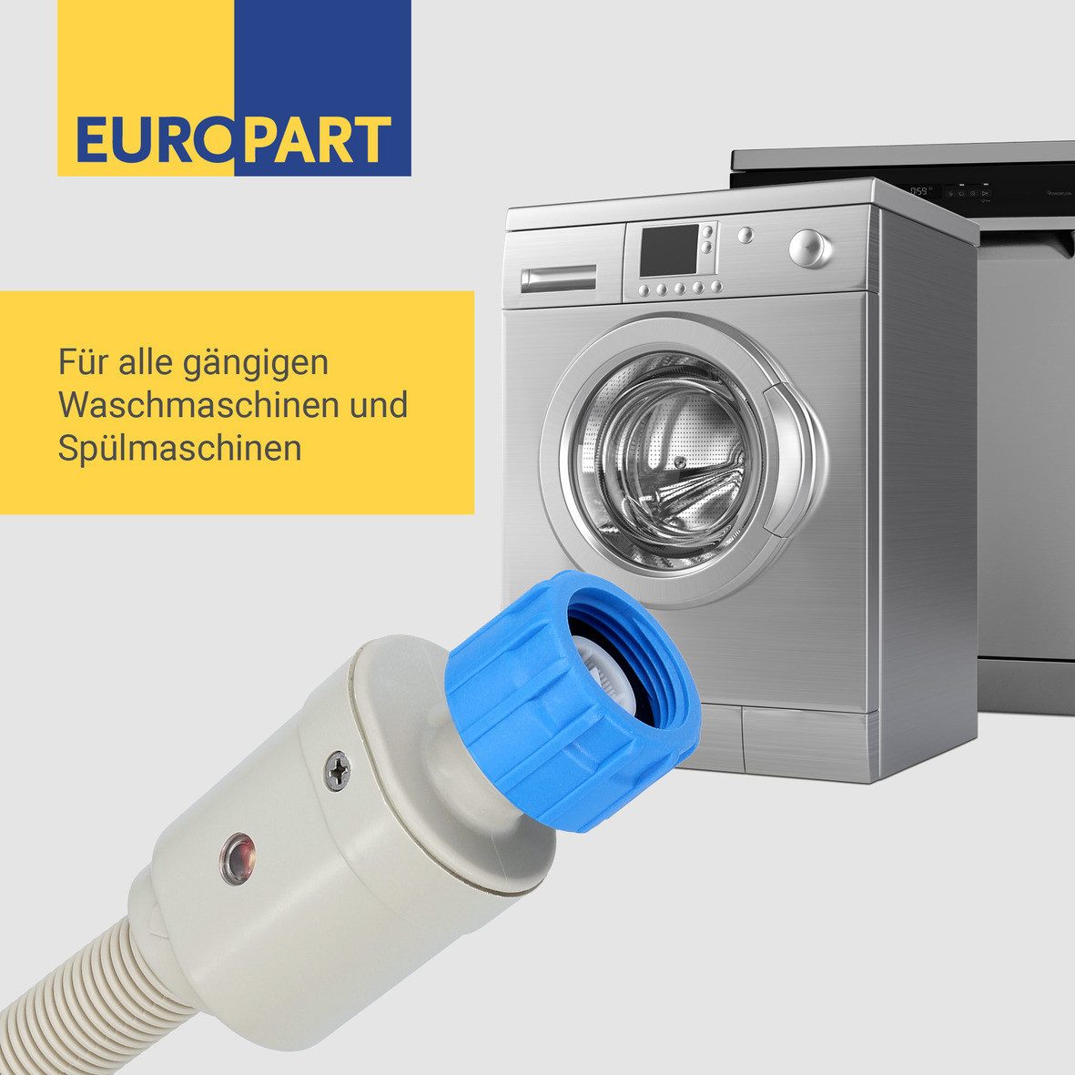 easyPART Zulaufschlauch wie Bauknecht 10071941 EUROPART 10071941, Waschmaschine