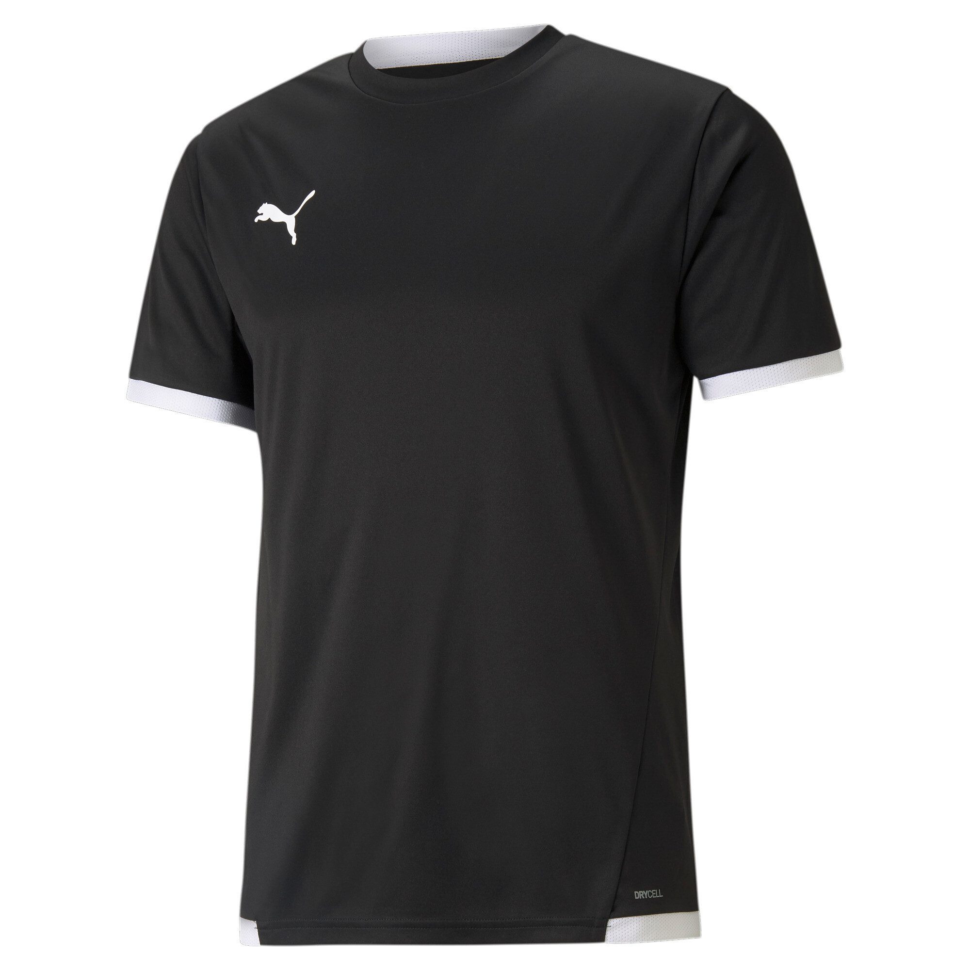PUMA Trainingstop TEAMLIGA JERSEY Kurzarmdesign, sportlicher Stil, mit Rundhalsausschnitt