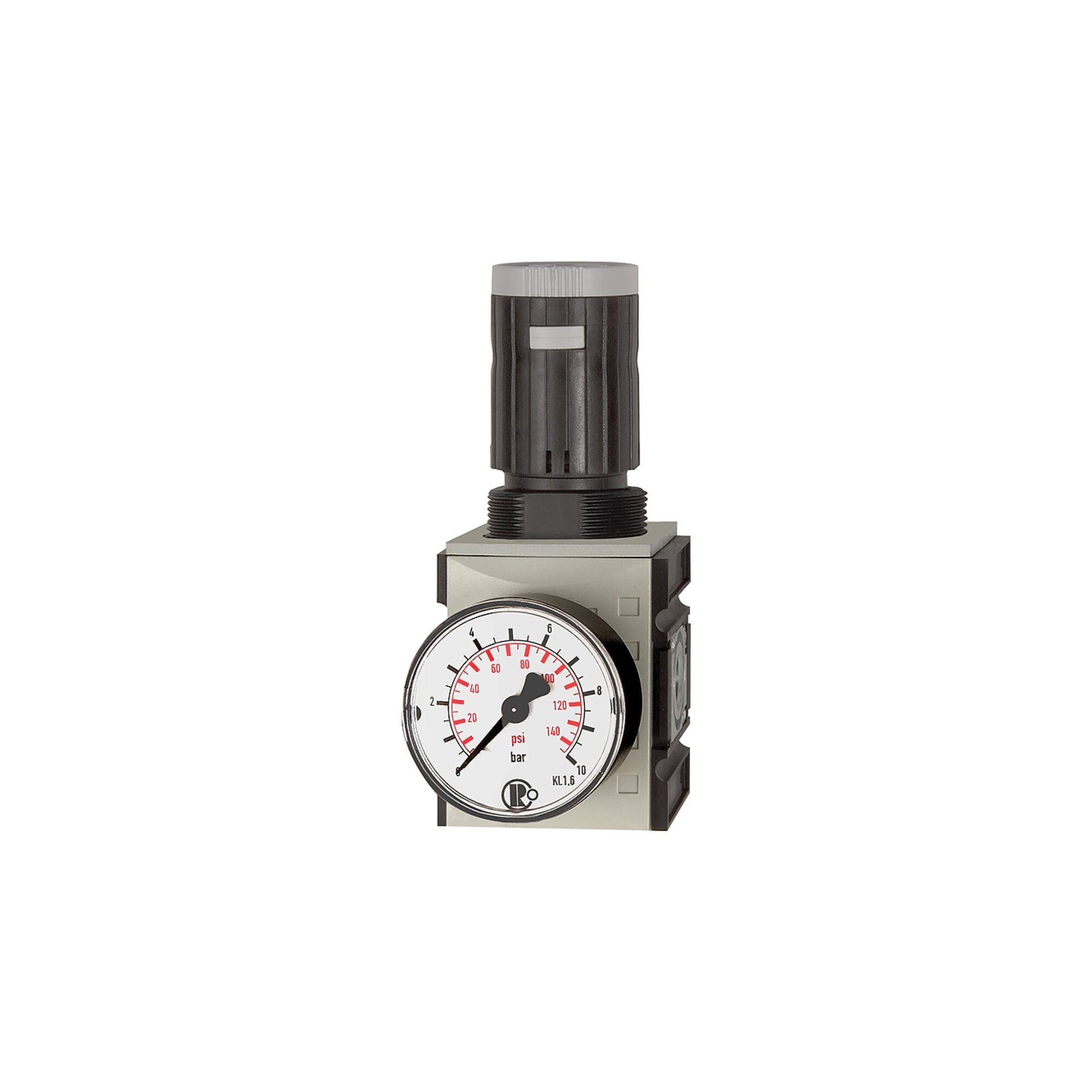 RIEGLER Druckregler Riegler Druckregler »FUTURA«, inkl. Manometer, BG 2, G 3/8, 0,1 - 1 ba
