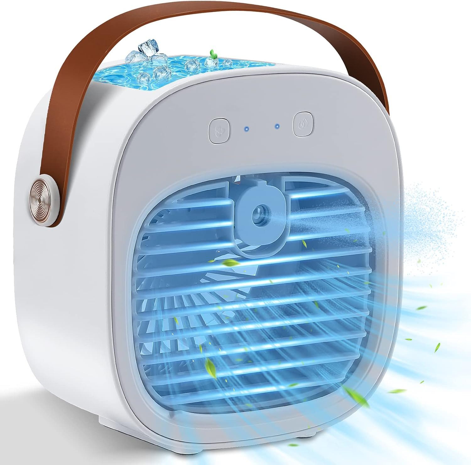 ZEUOPQ Ventilatorkombigerät Tischventilator USB Luftbefeuchter Klimagerät günstig online kaufen