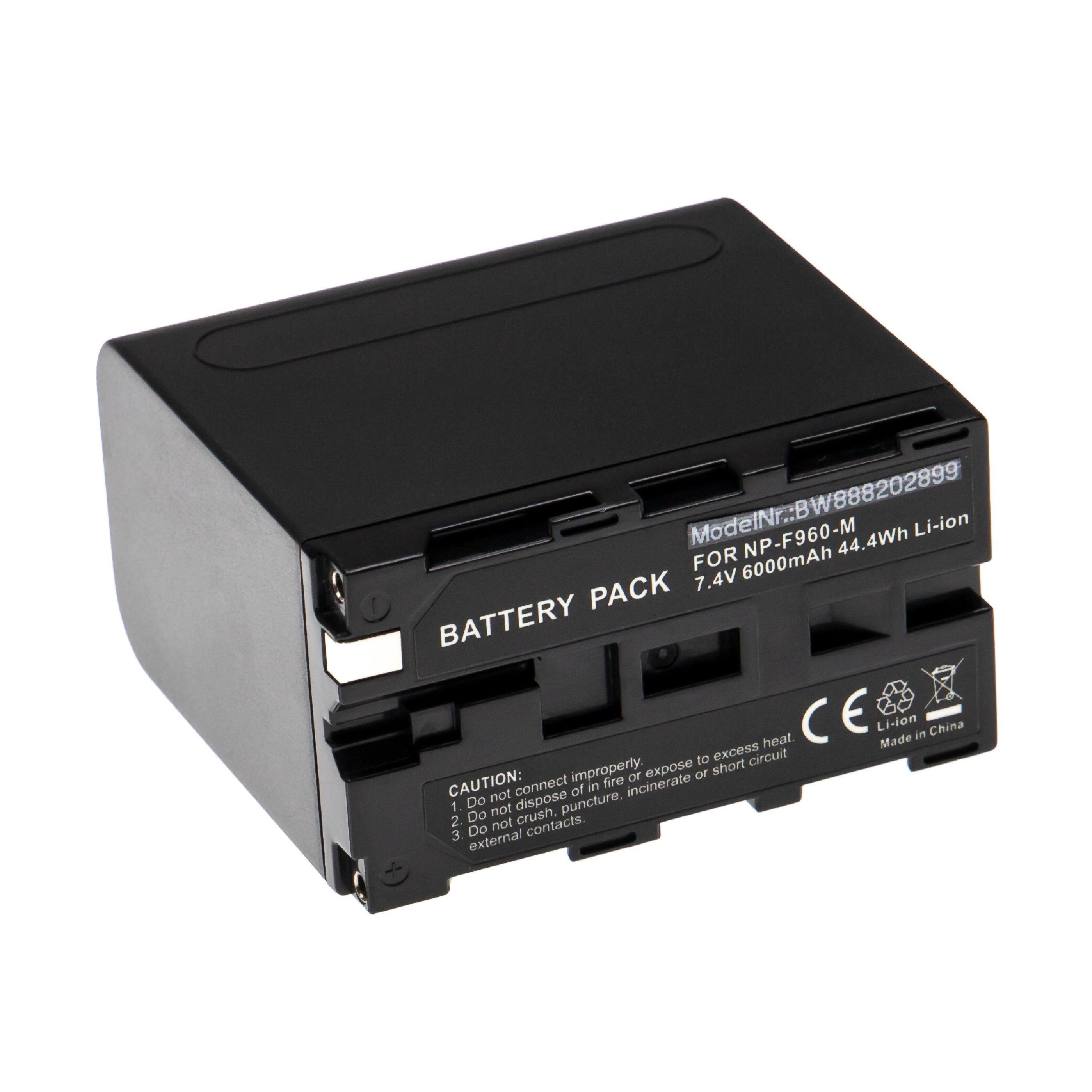 vhbw passend für Sony CCD-TR3, CCD-TR300, CCD-TR3000, CCD-TR290PK, Kamera-Akku 6000 mAh