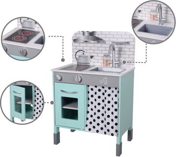TEAMSON™ KIDS    Spielküche Little Chef Philly Modern, petrol Kunststoff, MDF