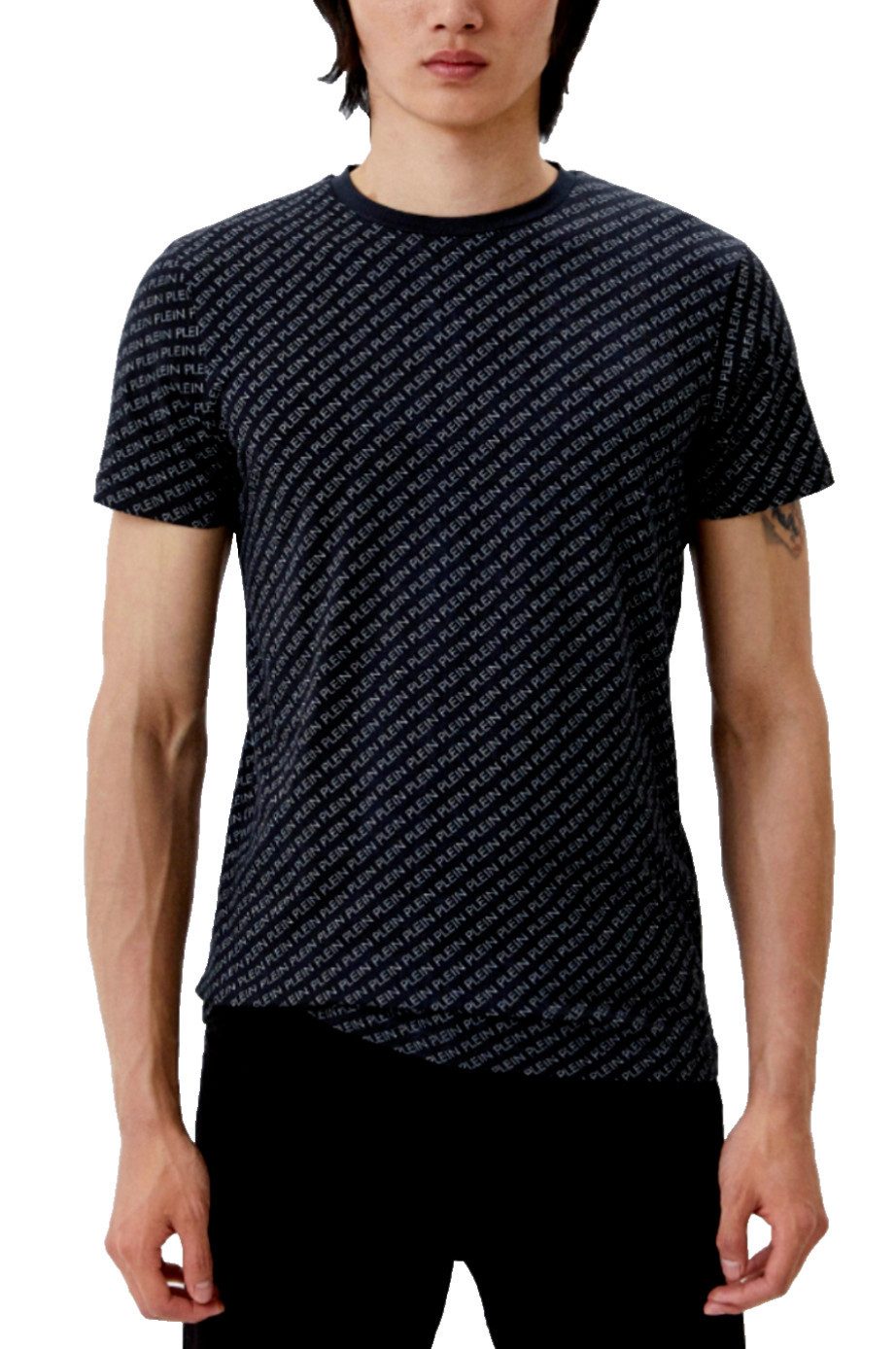 PHILIPP PLEIN T-Shirt Multi Logo Slim günstig online kaufen
