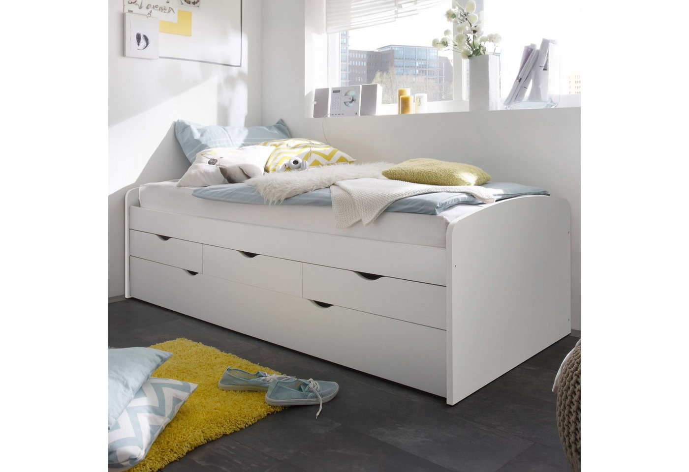 Betten-ABC Babybett Bubema Leno – Funktionsbett mit Schubladen und Bettkast günstig online kaufen
