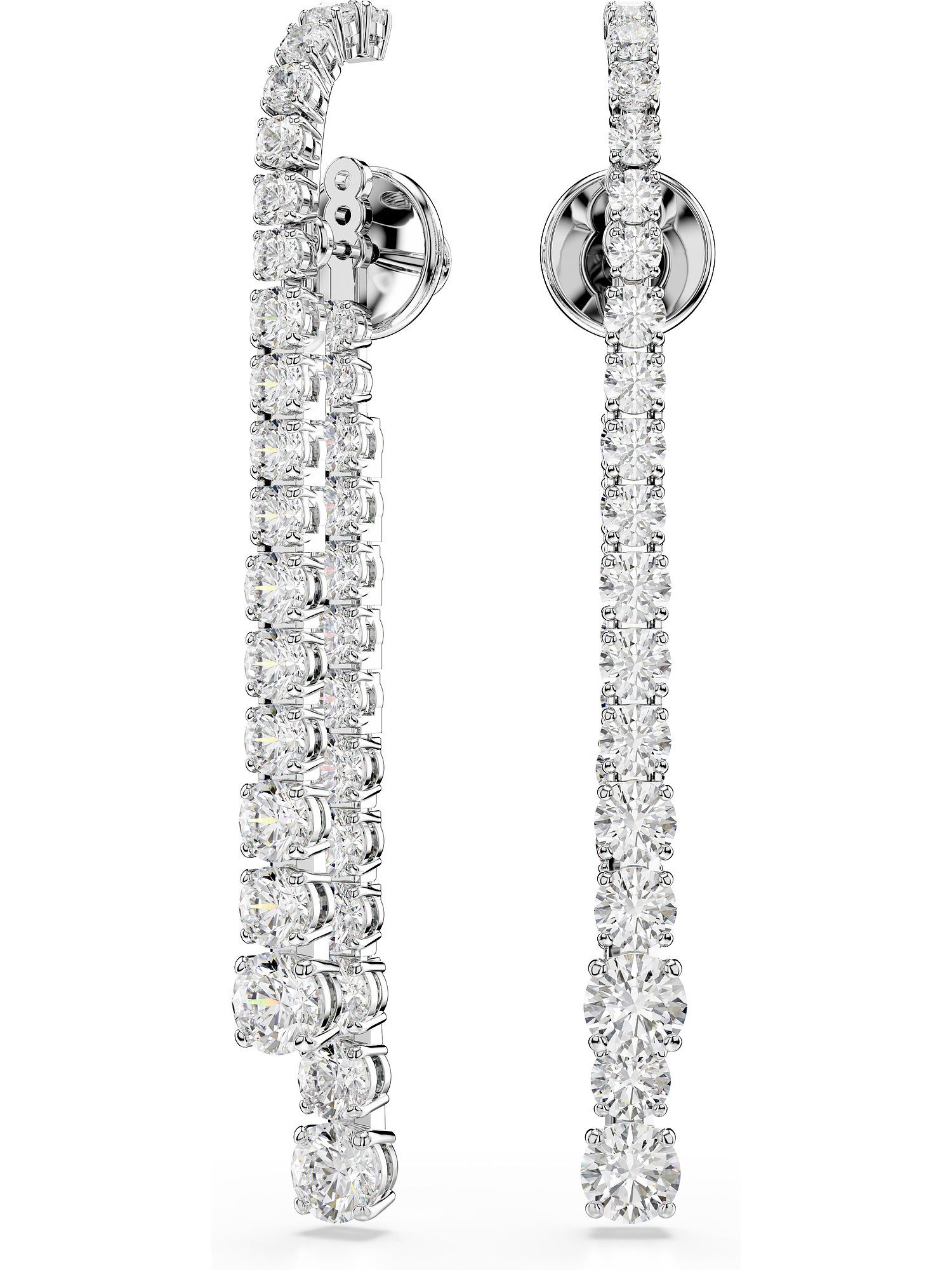 Swarovski Paar Creolen Swarovski Damen-Creolen Metall Swarovski-Kristall (P günstig online kaufen
