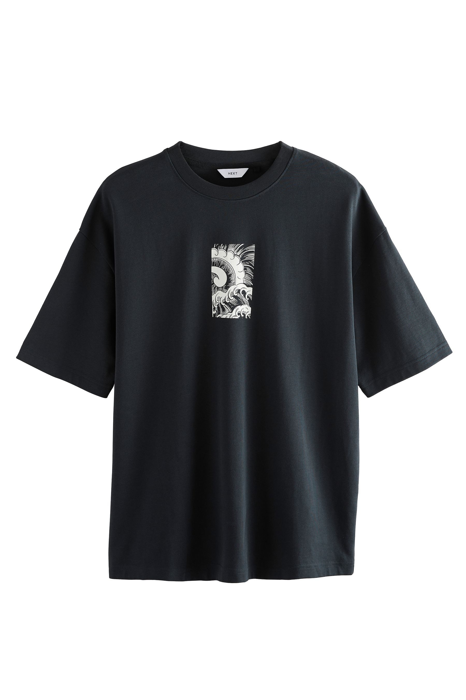 Next T-Shirt T-Shirt mit Grafikdruck, Japanese Surf (1-tlg) günstig online kaufen