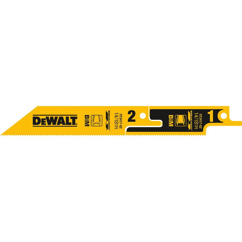 DeWalt Säbelsägeblatt DEWALT DT2417-QZ Saebelsaegeblatt BIM Metall 152mm 1 St.