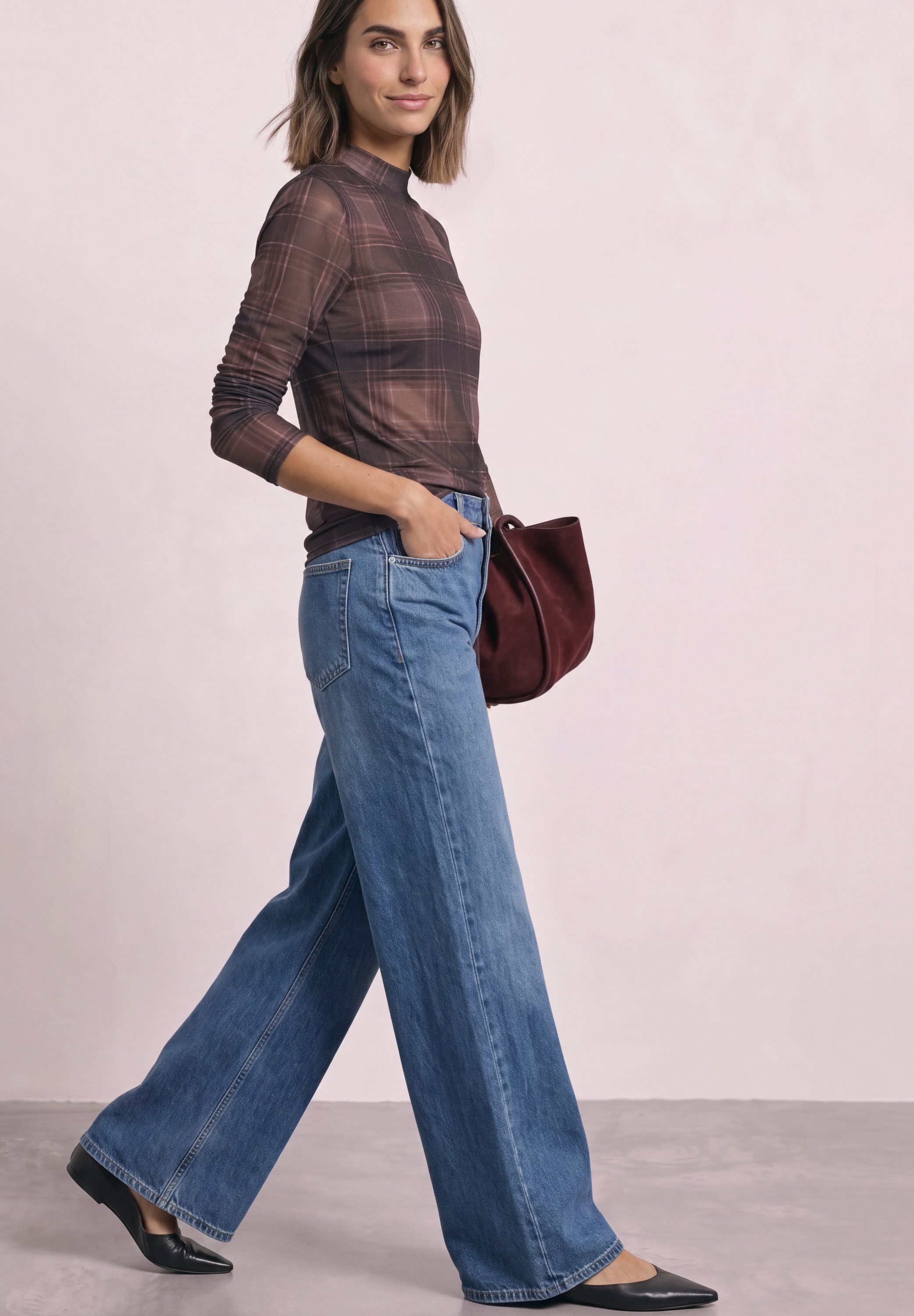 STREET ONE Langarmshirt aus softer Viskose – Bild 3 von 5