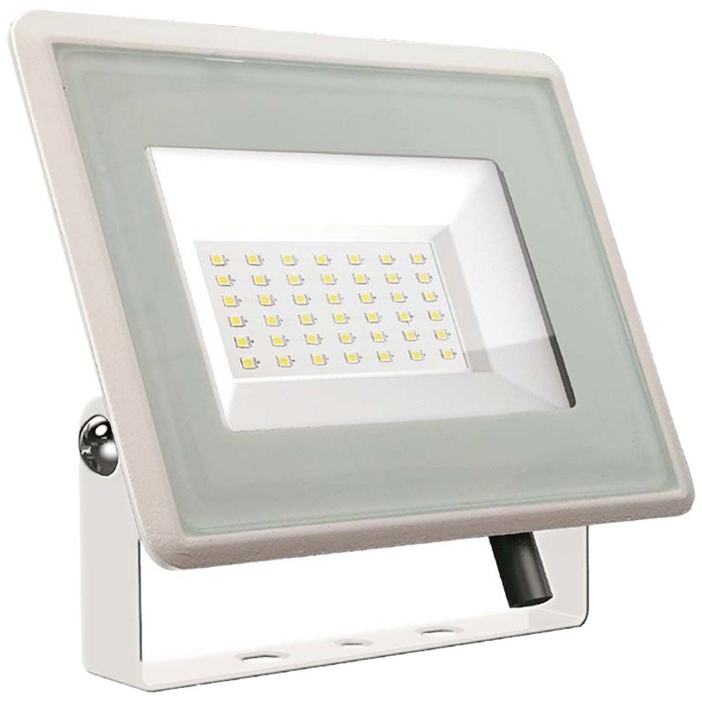 30.00 F - 6748 G) VT-4934-W EEK: Flutlichtstrahler Kaltweiß LED-Außenstrahler V-TAC (A V-TAC W LED