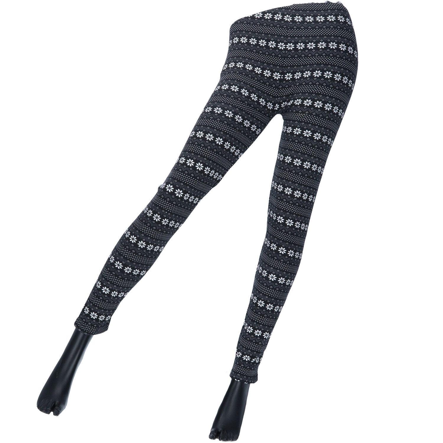 Antonio Jeansleggings Antonio Winter Leggings Norweger Style Gr. L/XL schwa günstig online kaufen