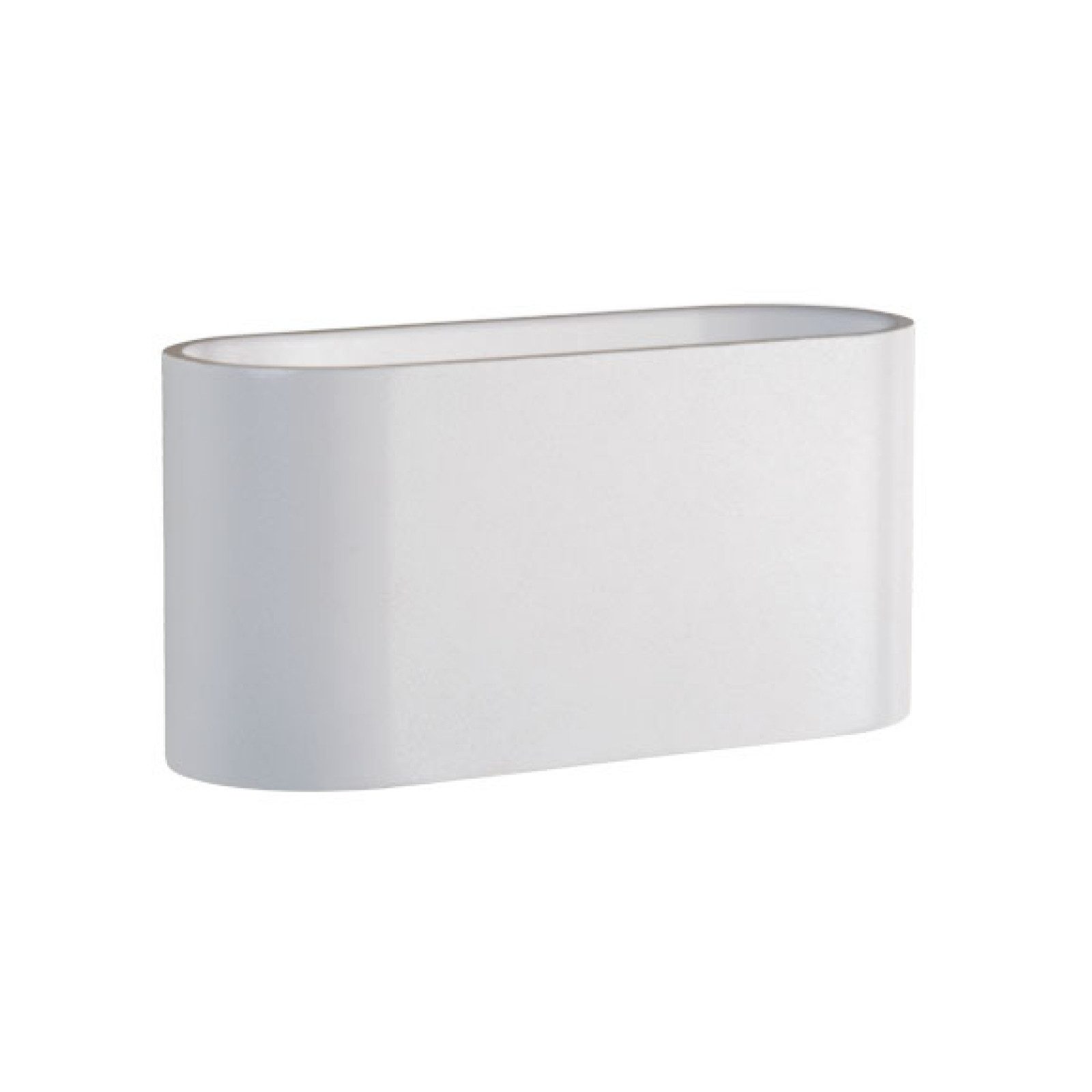 Spectrum LED Wandleuchte LED Wandleuchte G9 IP20 Innenleuchte oval weiß Up&Down max.10W für LED, Kein Leuchtmittel enthalten, Up & Down, auf & ab, oval