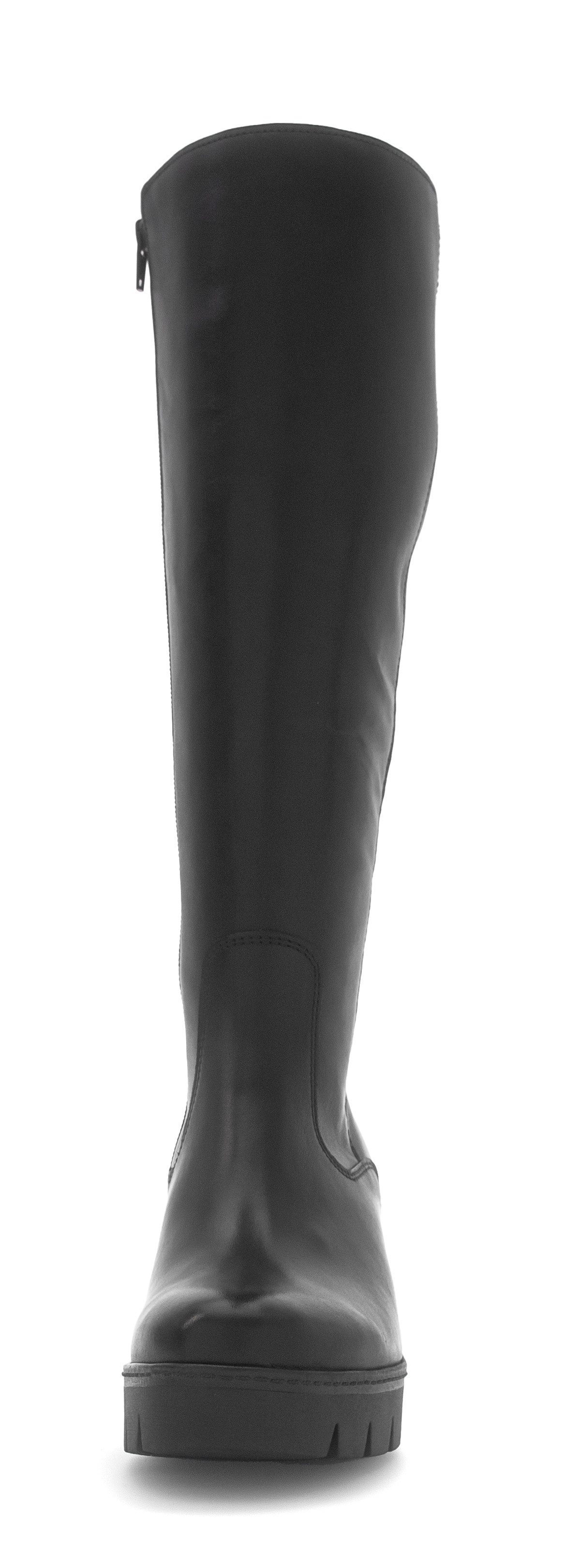 Gabor Stiefel, Keilabsatz, Langschaftstiefel mit zwei Reißverschlüssen